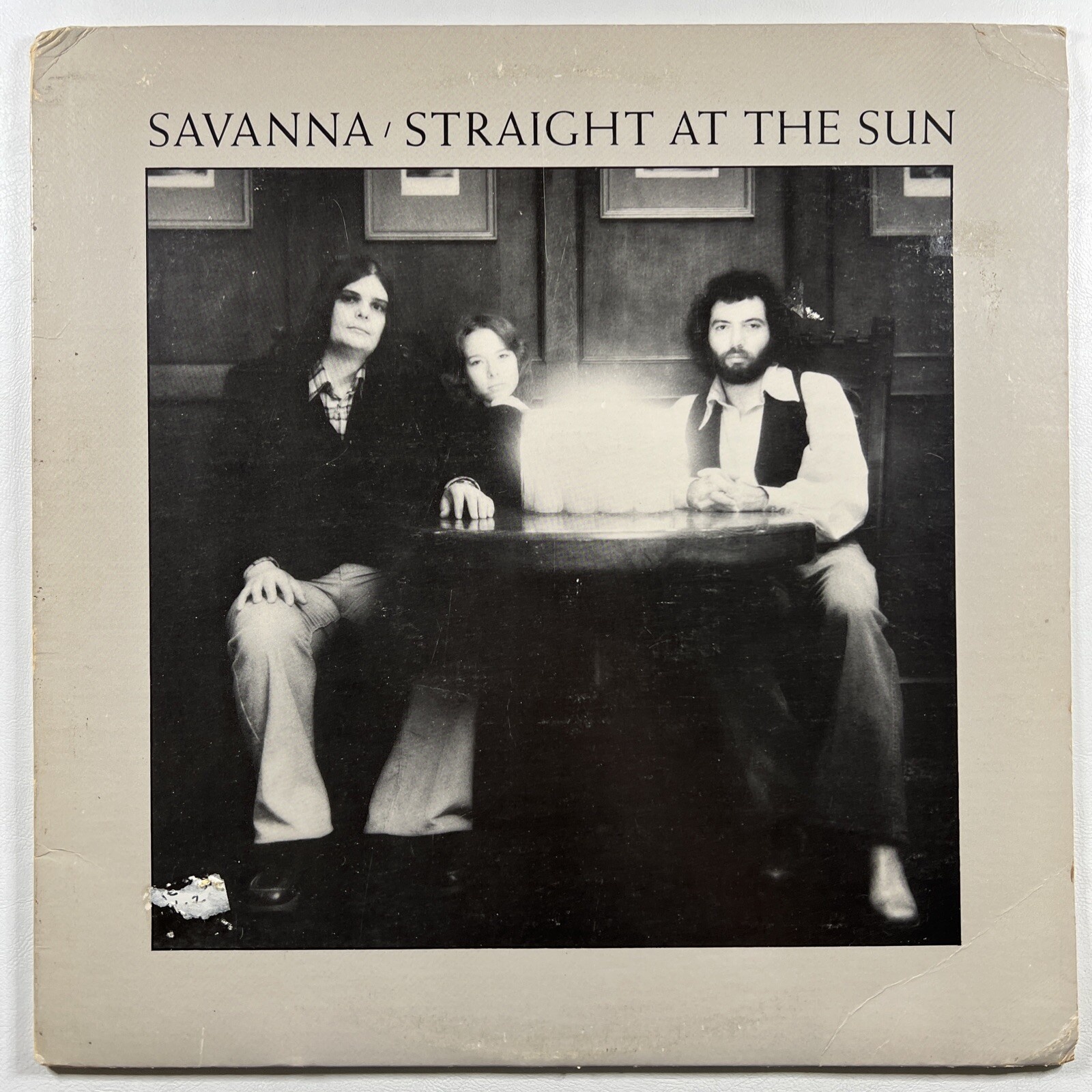 SAVANNA “Straight At The Sun” LP/Adventure 1001 (EX) 1977