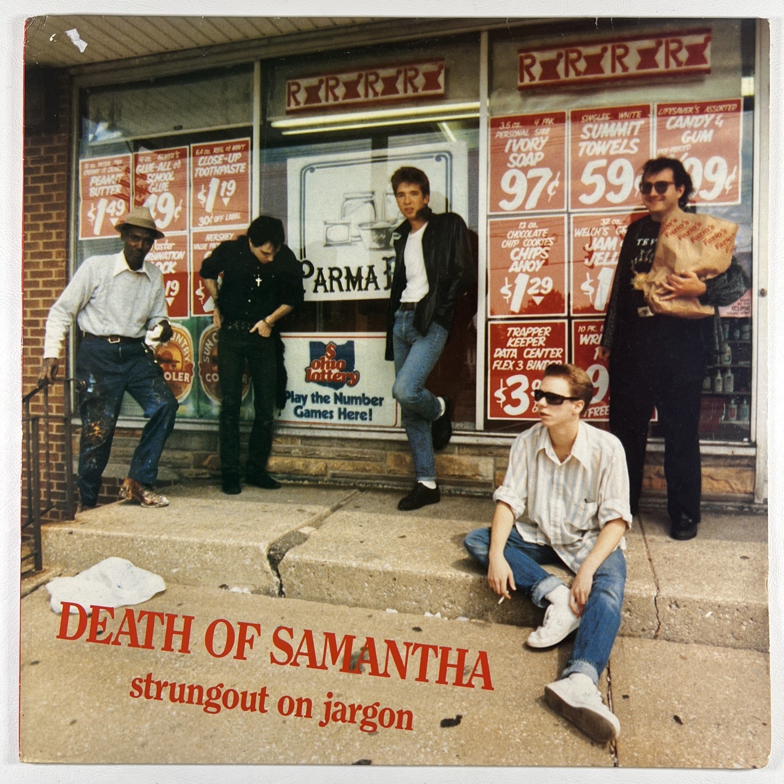 Death of Samantha - Strungout on Jargon LP Homestead NM 1985 Post-Punk