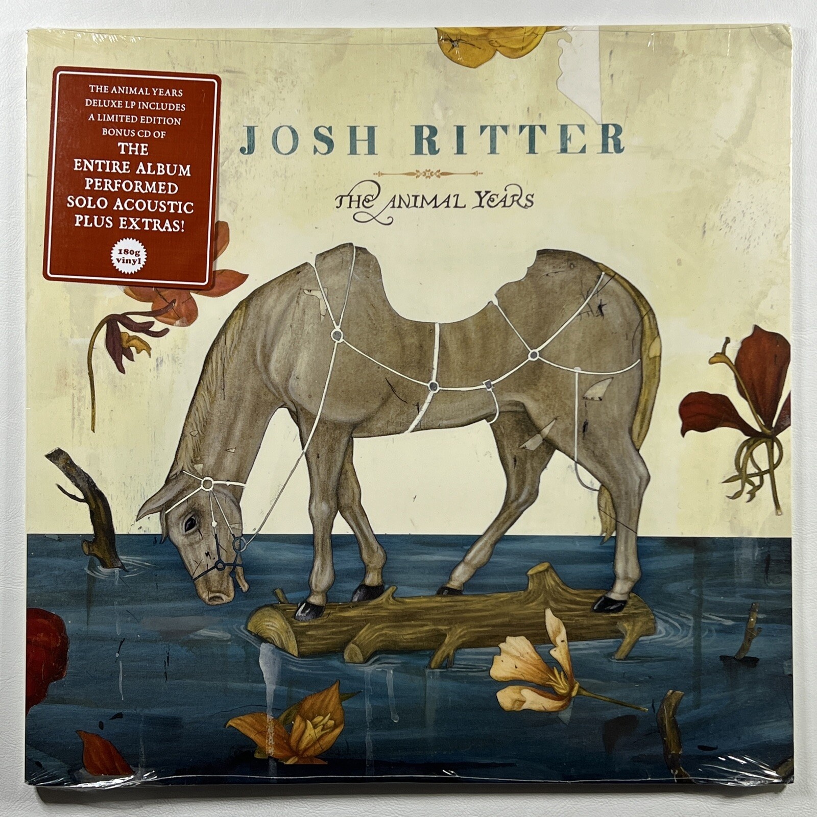 Josh Ritter “The Animal Years” Deluxe LP w/Lim. Ed. CD/Rural Songs (Sealed)