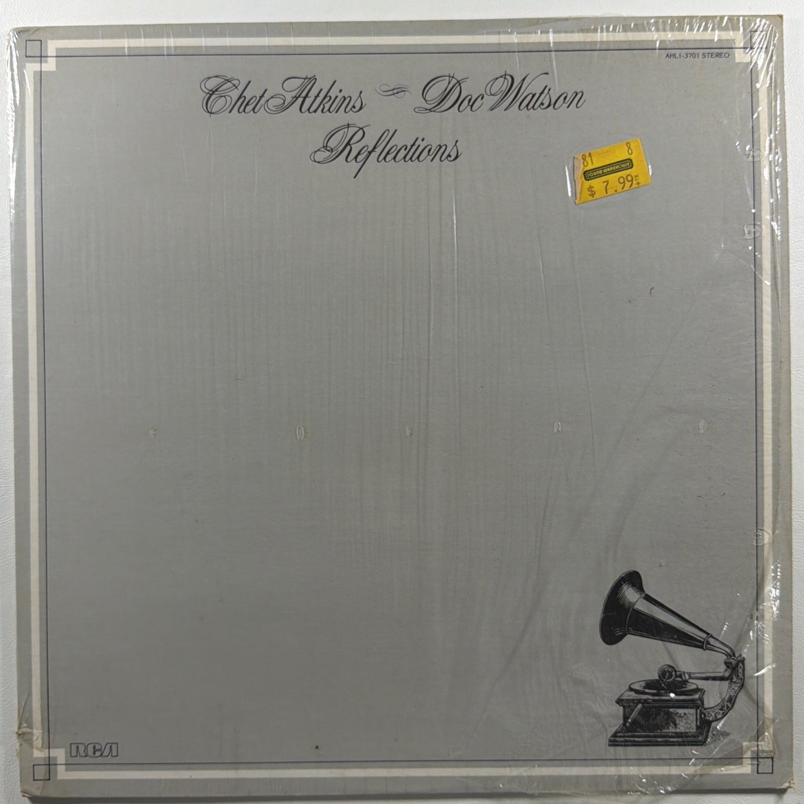 Chet Atkins Doc Watson - Reflections LP RCA AHL1-3701 NM 1980 Shrink