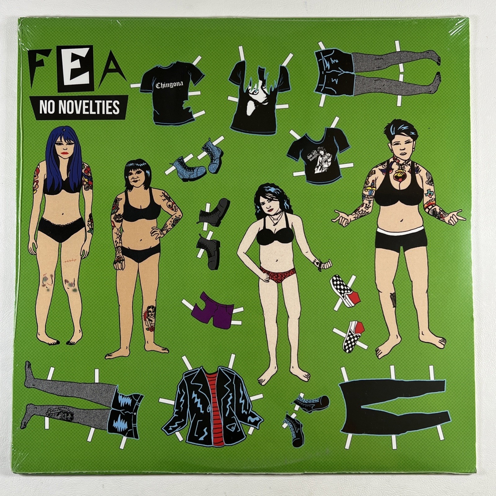 FEA - No Novelties LP Blackheart Records Sealed 2019 Punk Rare