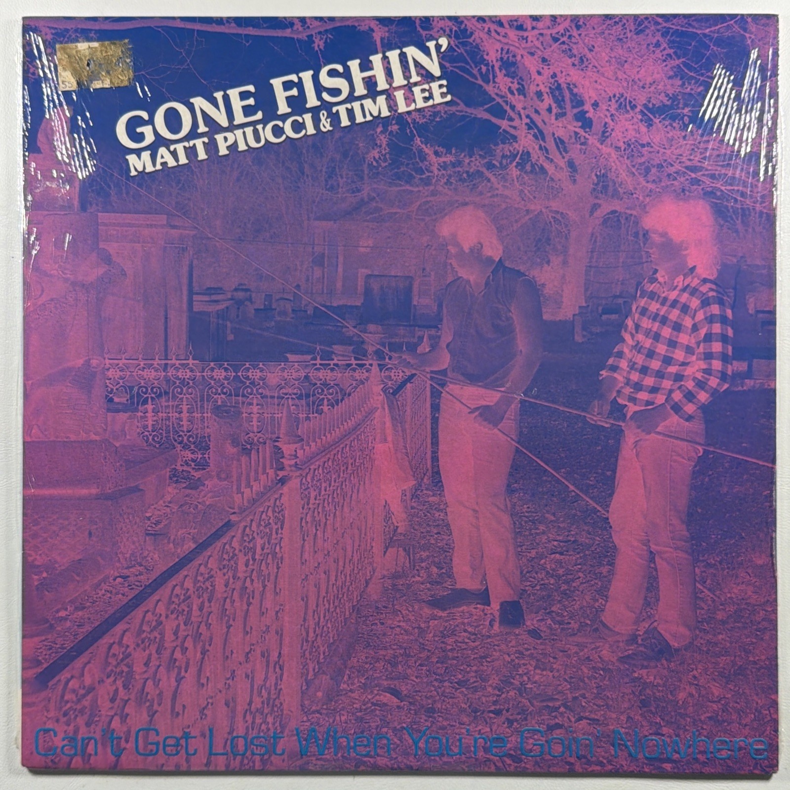 Matt Piucci & Tim Lee – Gone Fishin' Can't Get Lost... LP Enigma 72126-1 NM 1986