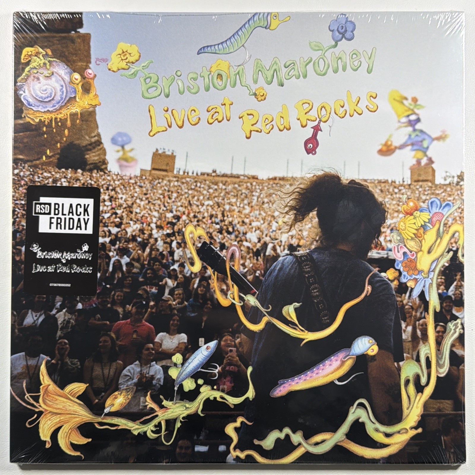 Briston Maroney - Live At Red Rocks 2LP Atlantic Sealed RSD 2025 Blue Splatter