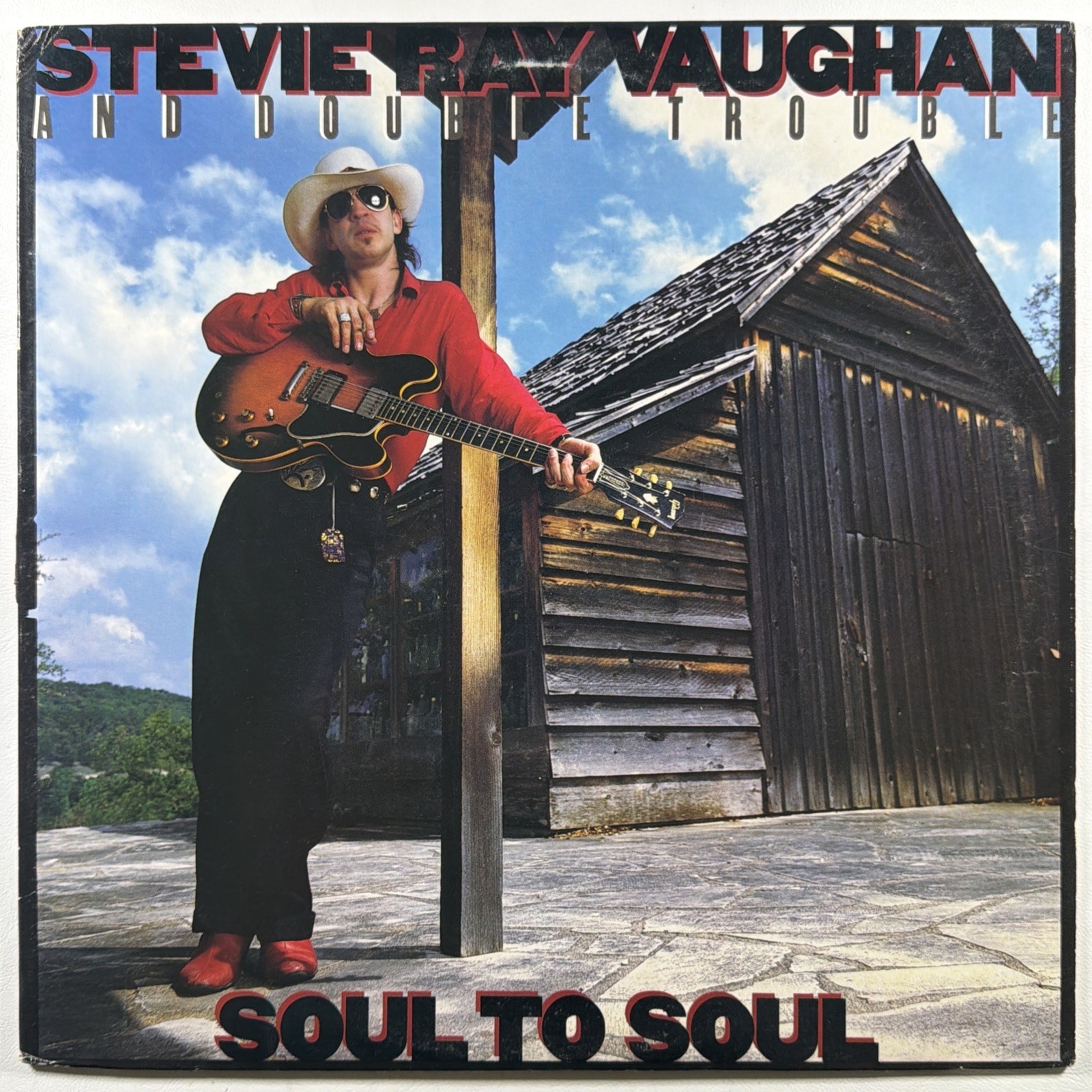 Stevie Ray Vaughan & Double Trouble - Soul to Soul LP Epic FE 40036 NM 1985