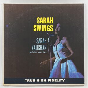 Sarah Vaughan “Sarah Swings” LP/Palace M-673 (VG+) Mono High Fidelity