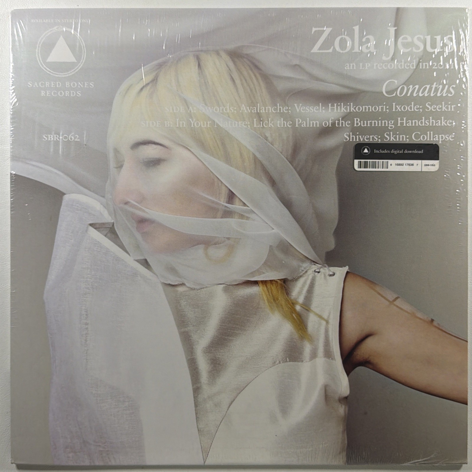Zola Jesus - Conatus LP Sacred Bones SBR-062 Sealed 2018 Electronic Rock Gothic