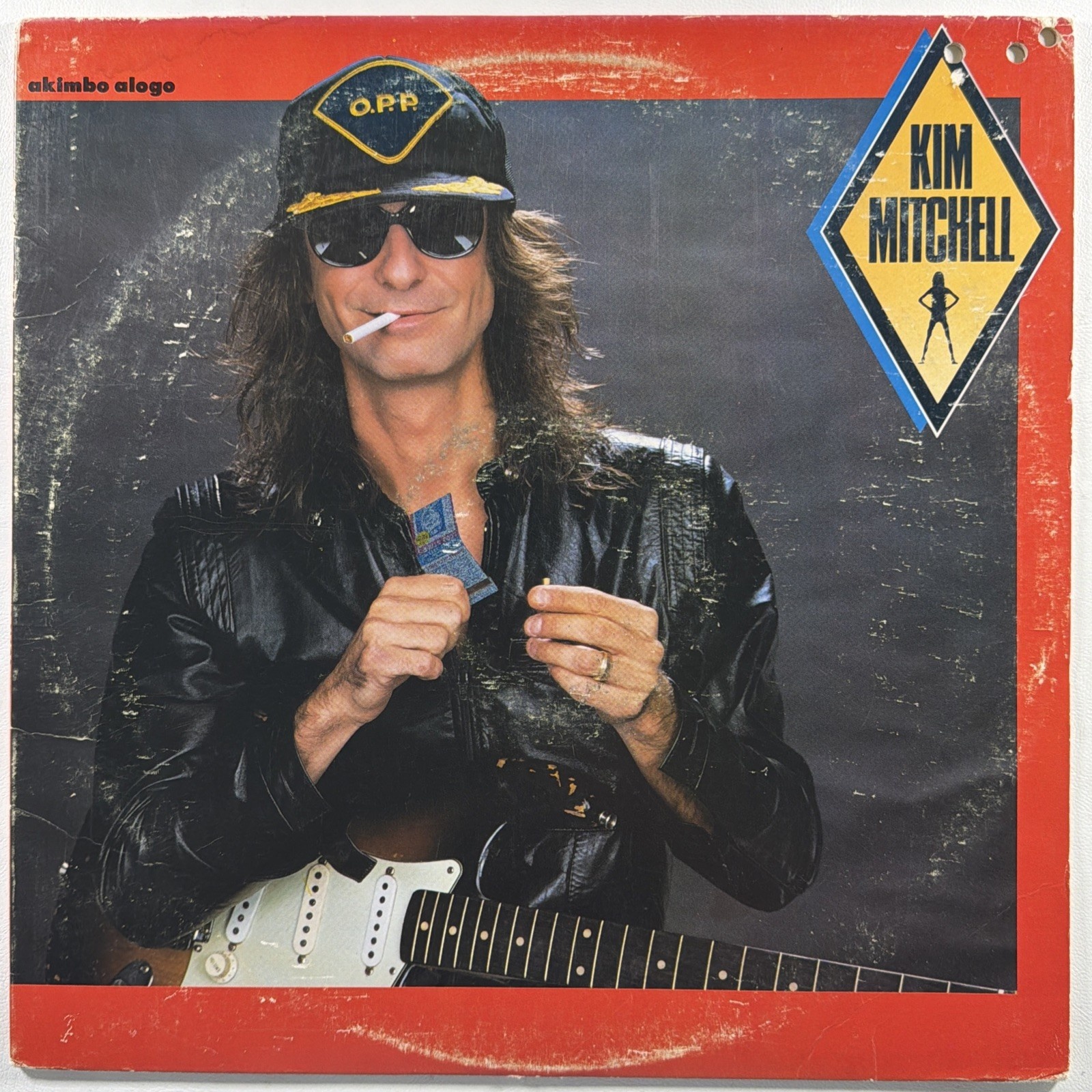 Kim Mitchell - Akimbo Alogo LP Bronze 7 90257-1 EX 1984 Hard Rock