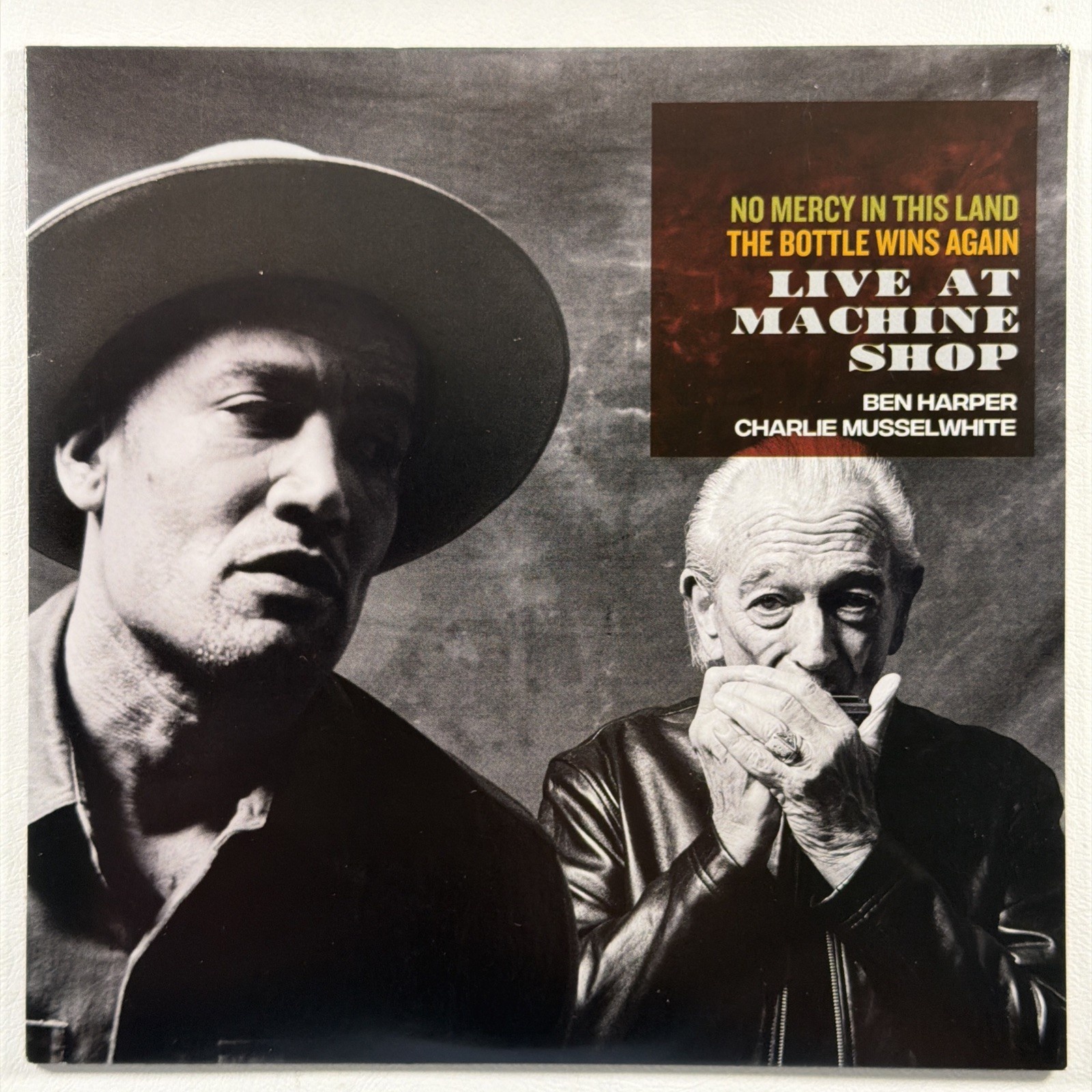 Ben Harper Charlie Musselwhite - No Mercy In This Land 7" Single 45RPM EX 2018