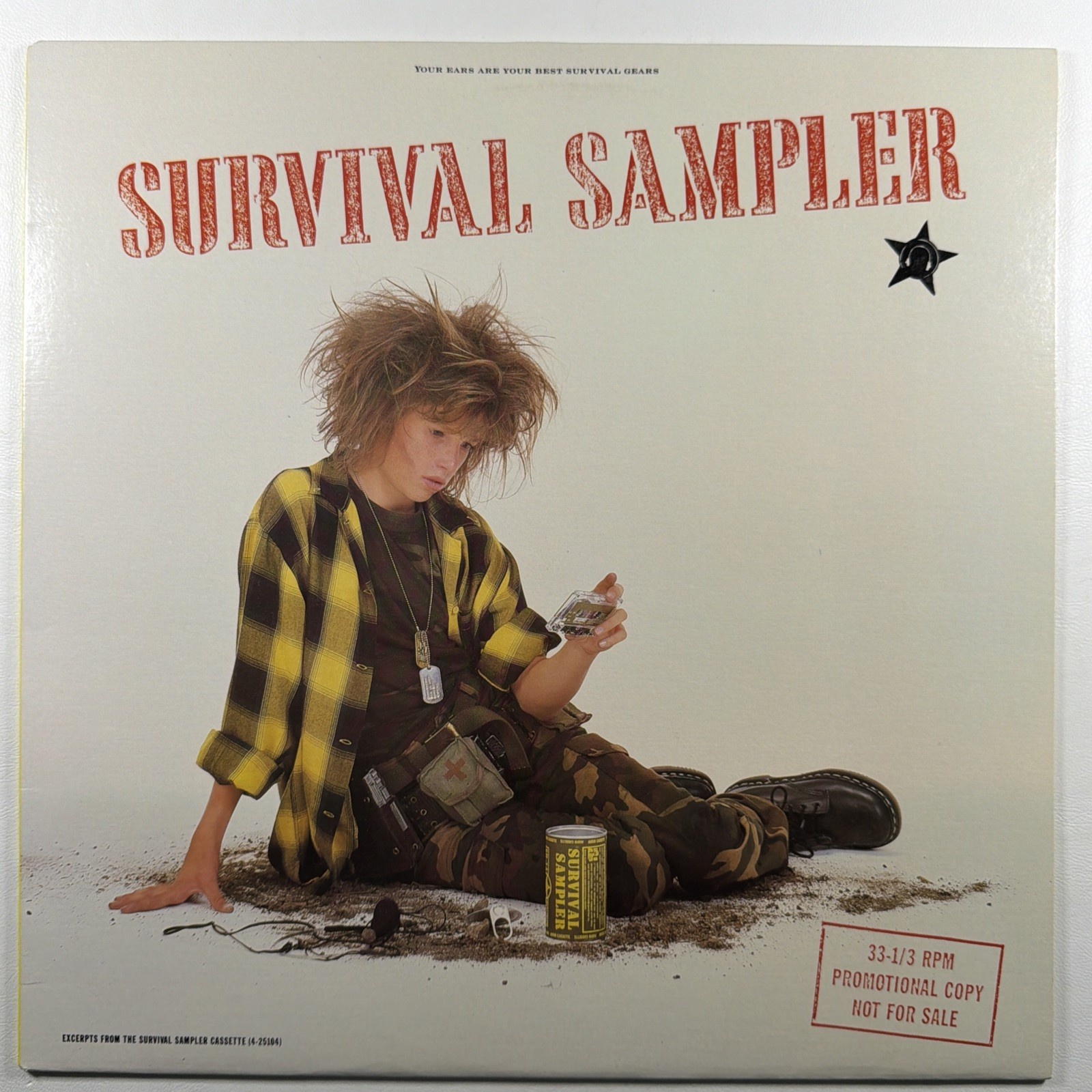 Survival Sampler LP Sound Rations SR-1A Promo VG+ 1984 China Crisis The Church