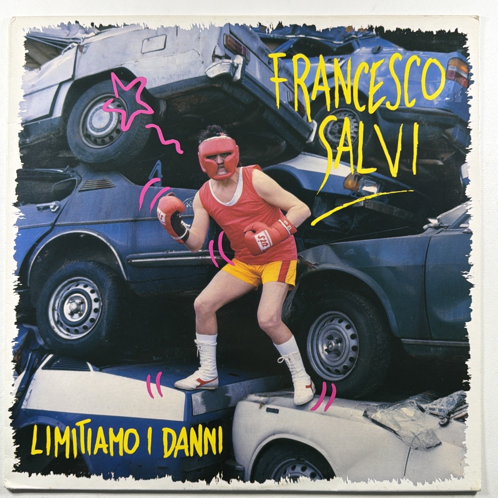 Francesco Salvi - Limitiamo I Danni LP Five FM-13657 NM 1990 Italy Electronic