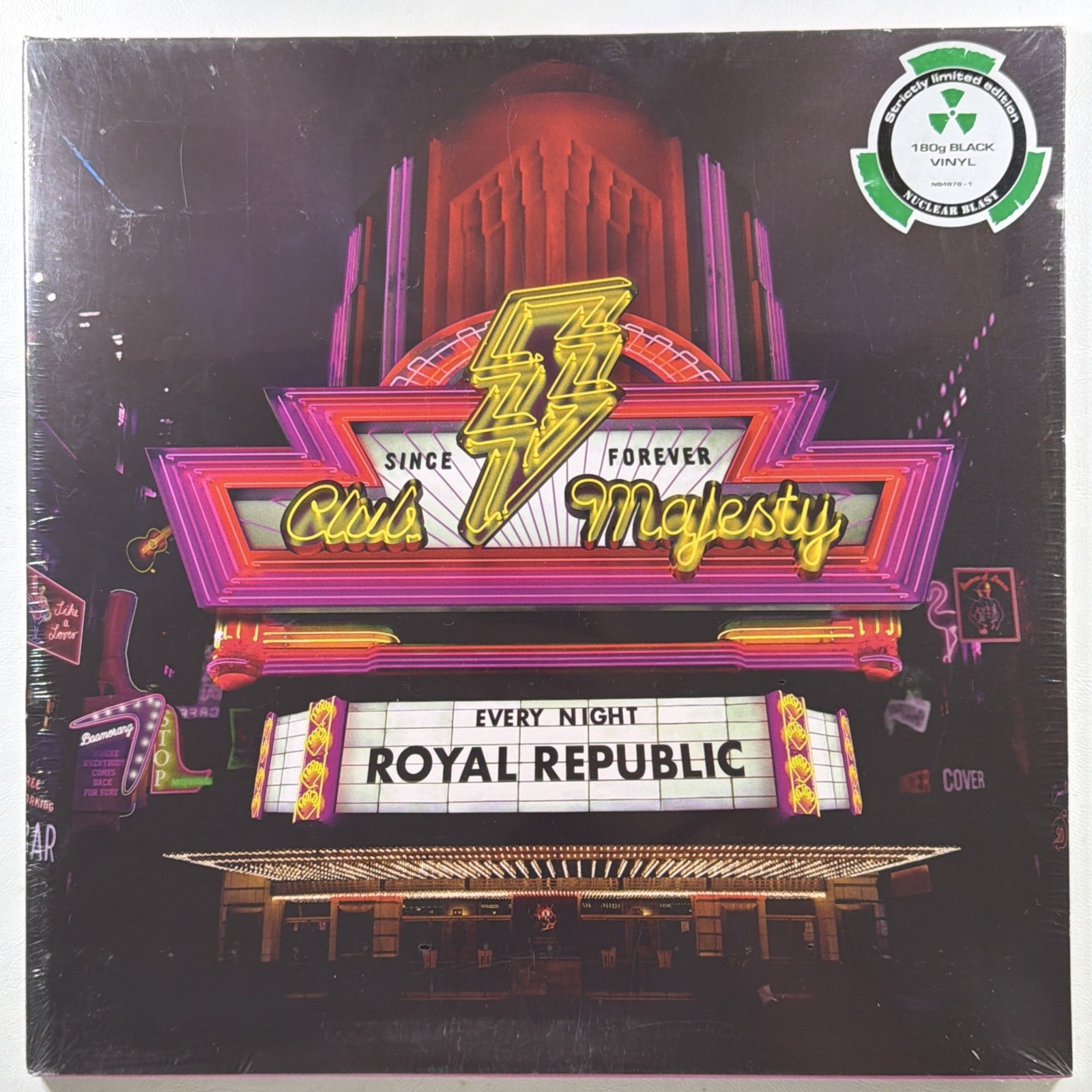 Royal Republic - Club Majesty LP Nuclear Blast Sealed 2019 Ltd Ed Gate 180g UK