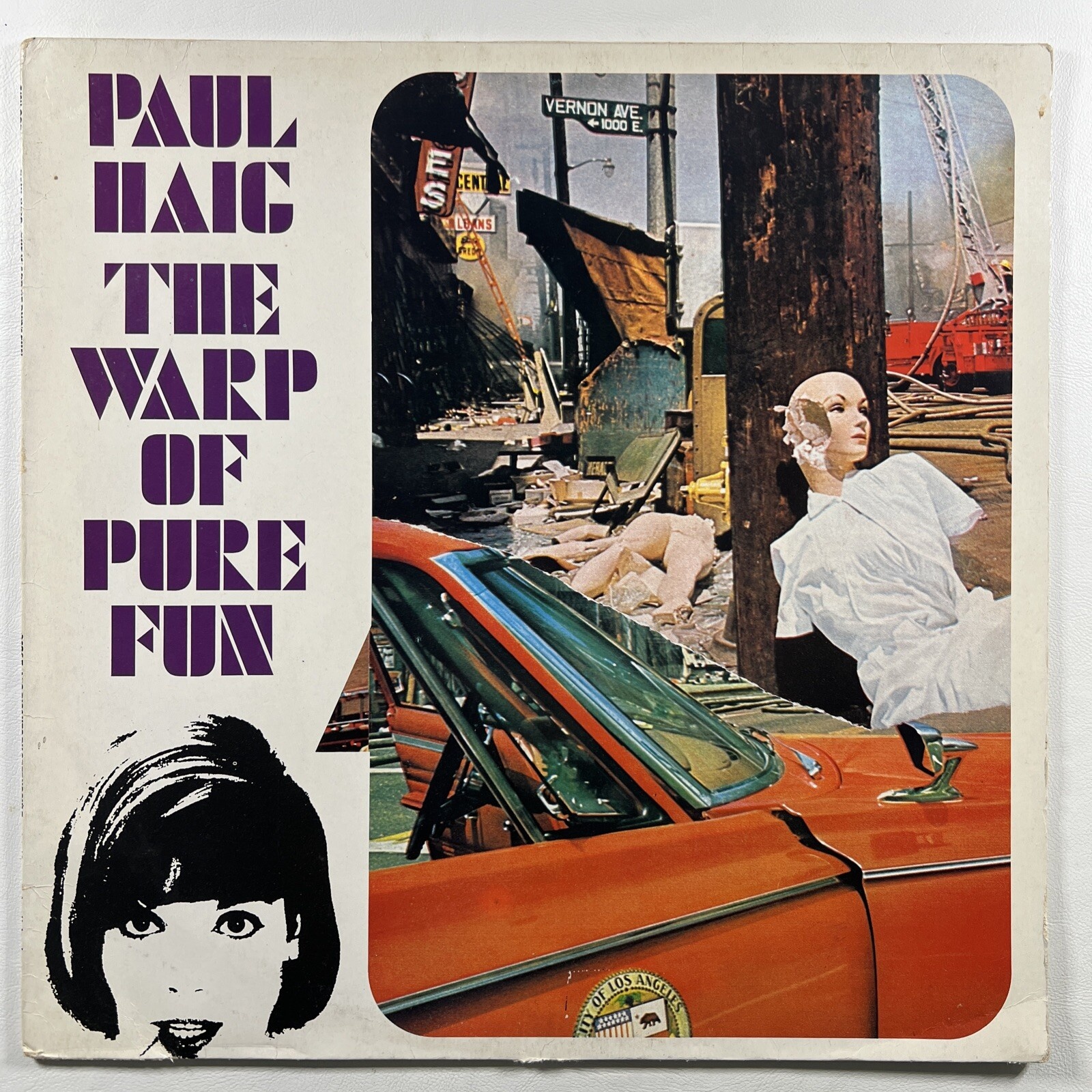Paul Haig “The Warp Of Pure Fun” LP/Les Disques TWI669 (VG+) 1985 Scandinavia