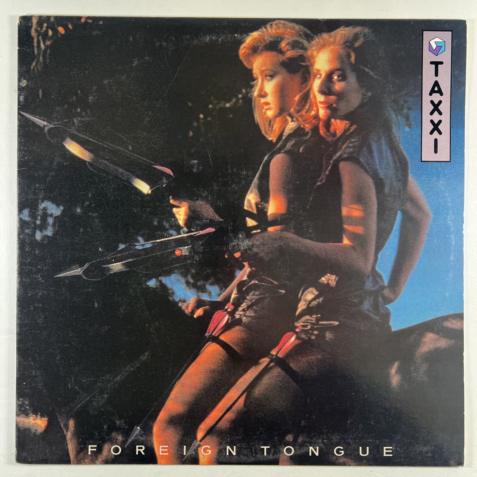 TAXXI "Foreign Tongue" LP/Fantasy F-9628 (EX) 1983 Promo