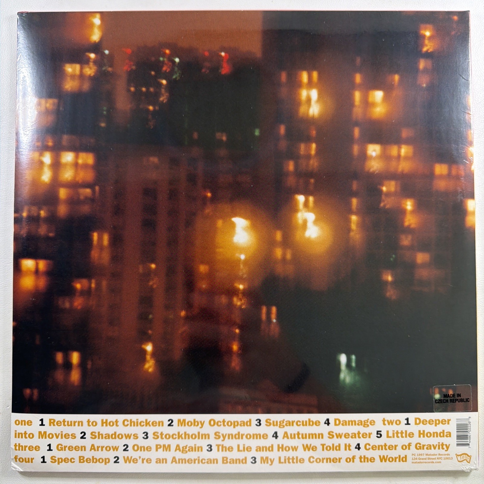 Yo La Tengo I Can Hear The Heart Beating As One 2LP Matador 2022 25th Anv Yellow - Image 2