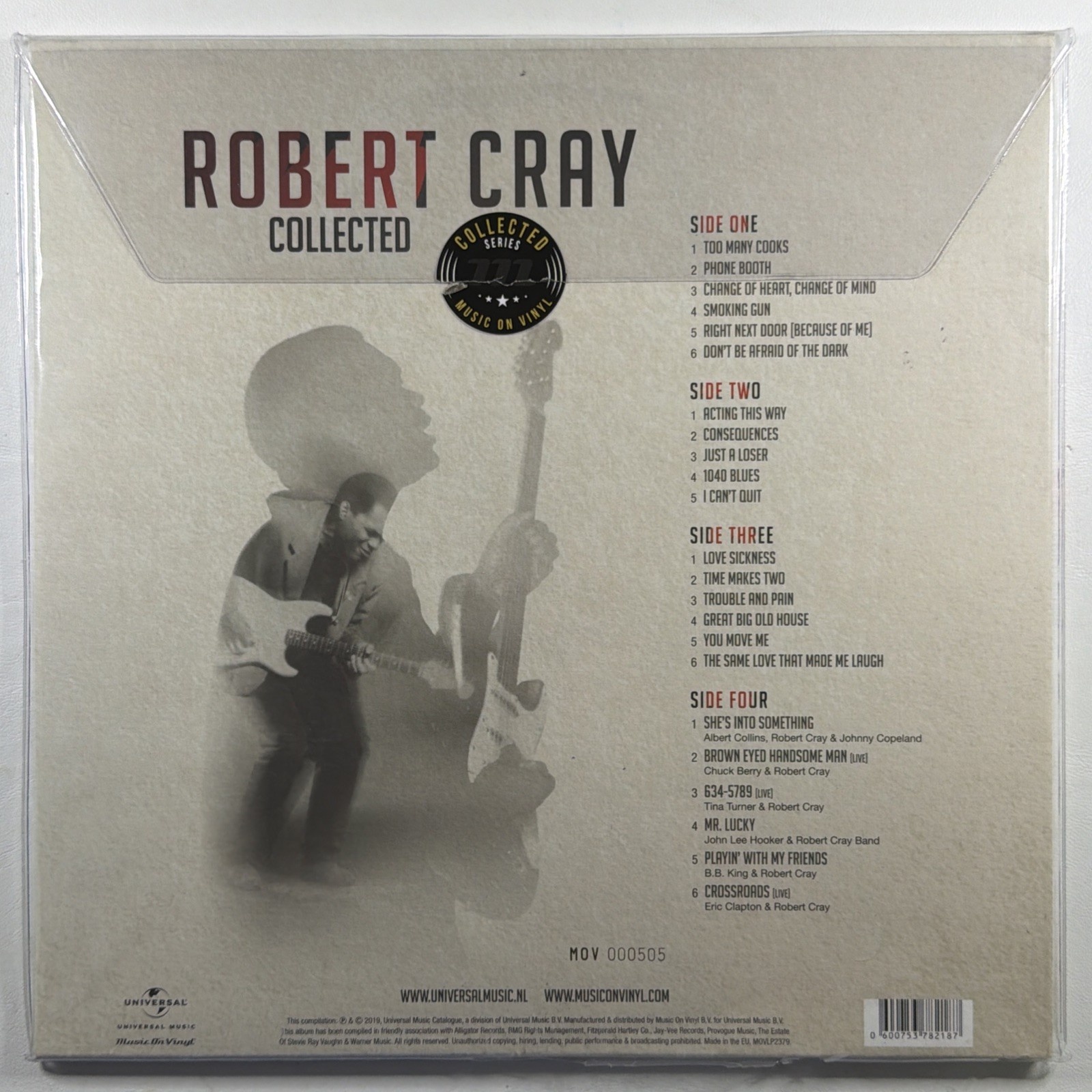 Robert Cray – Collected 2LP MOVLP2379 Ltd Ed 505/2K Red 180g Insert Gate 2020 - Image 3