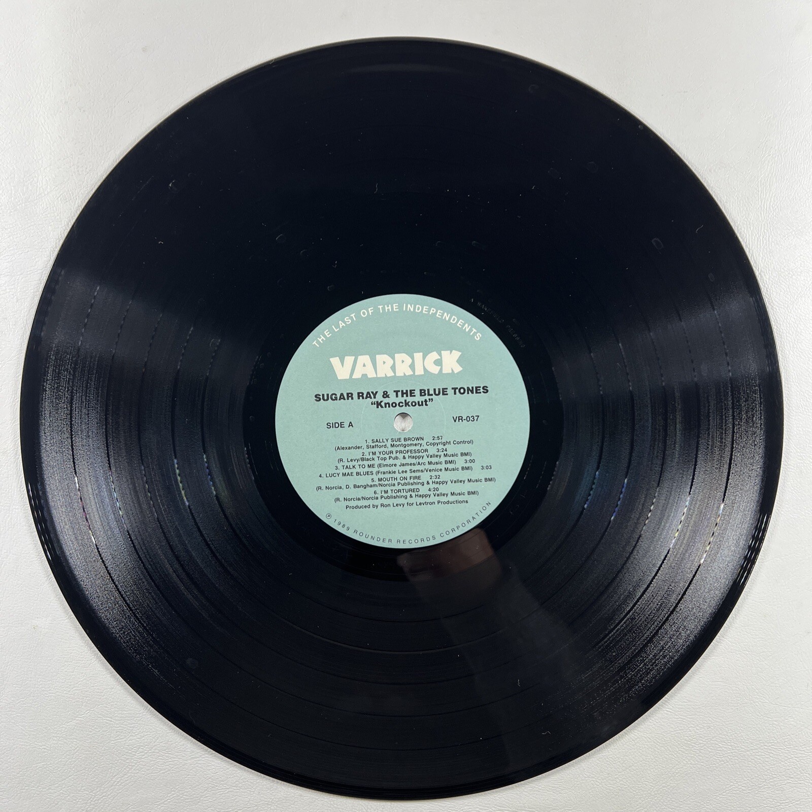Sugar Ray & The Blue Tones - Knockout LP Varrick VR-037 EX 1989 - Image 4