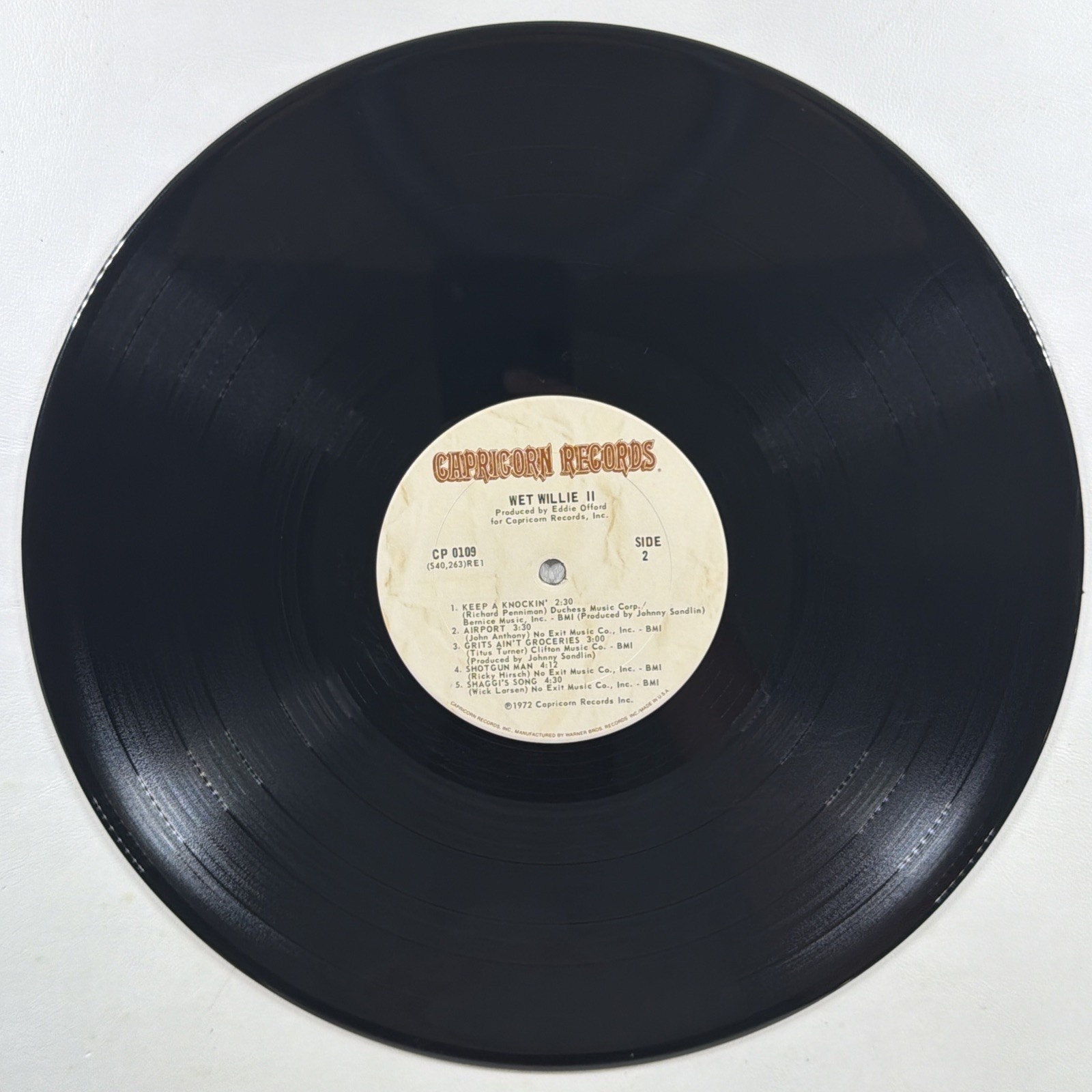 Wet Willie - II LP Capricorn Records CP 0109 EX 1972 Southern Rock Blues - Image 4