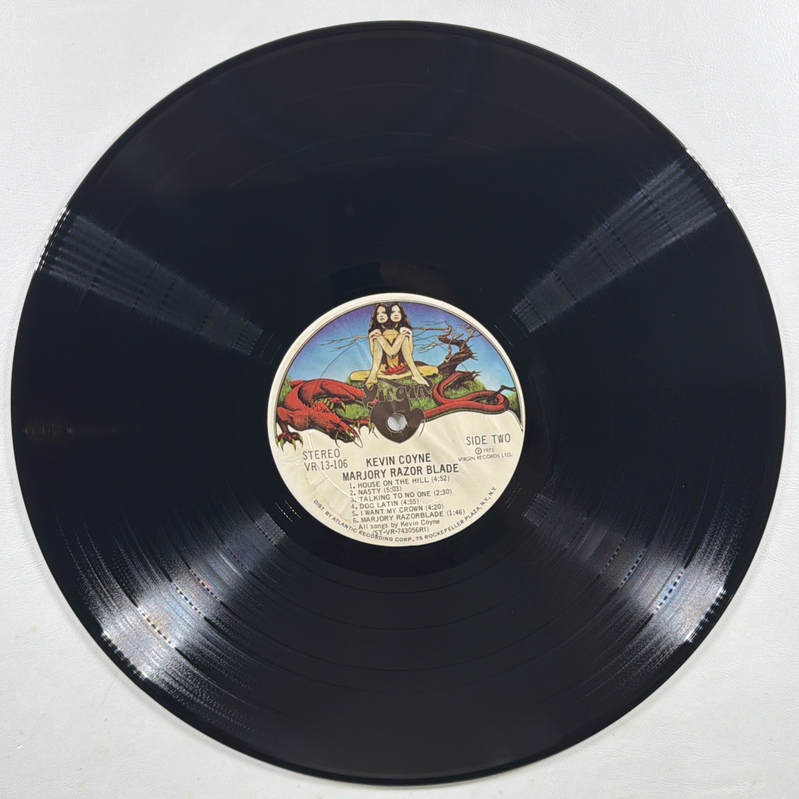 Kevin Coyne - Marjory Razor Blade LP Virgin Records VR 13-106 EX 1973 Folk Rock - Image 5