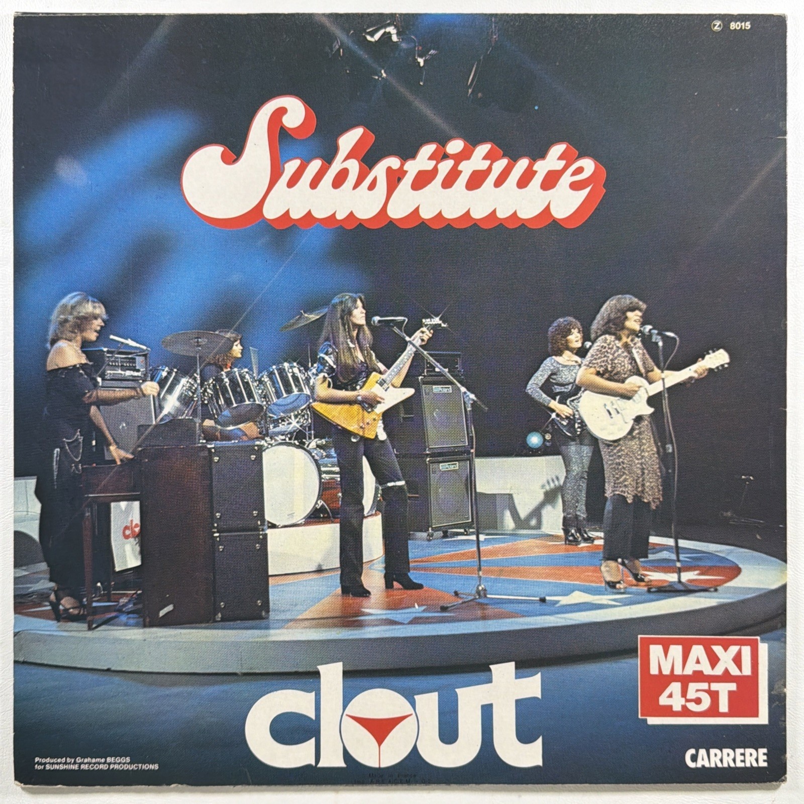 Clout - Substitute LP Carrere Records Z 8015 EX 1978 France 45RPM - Image 2