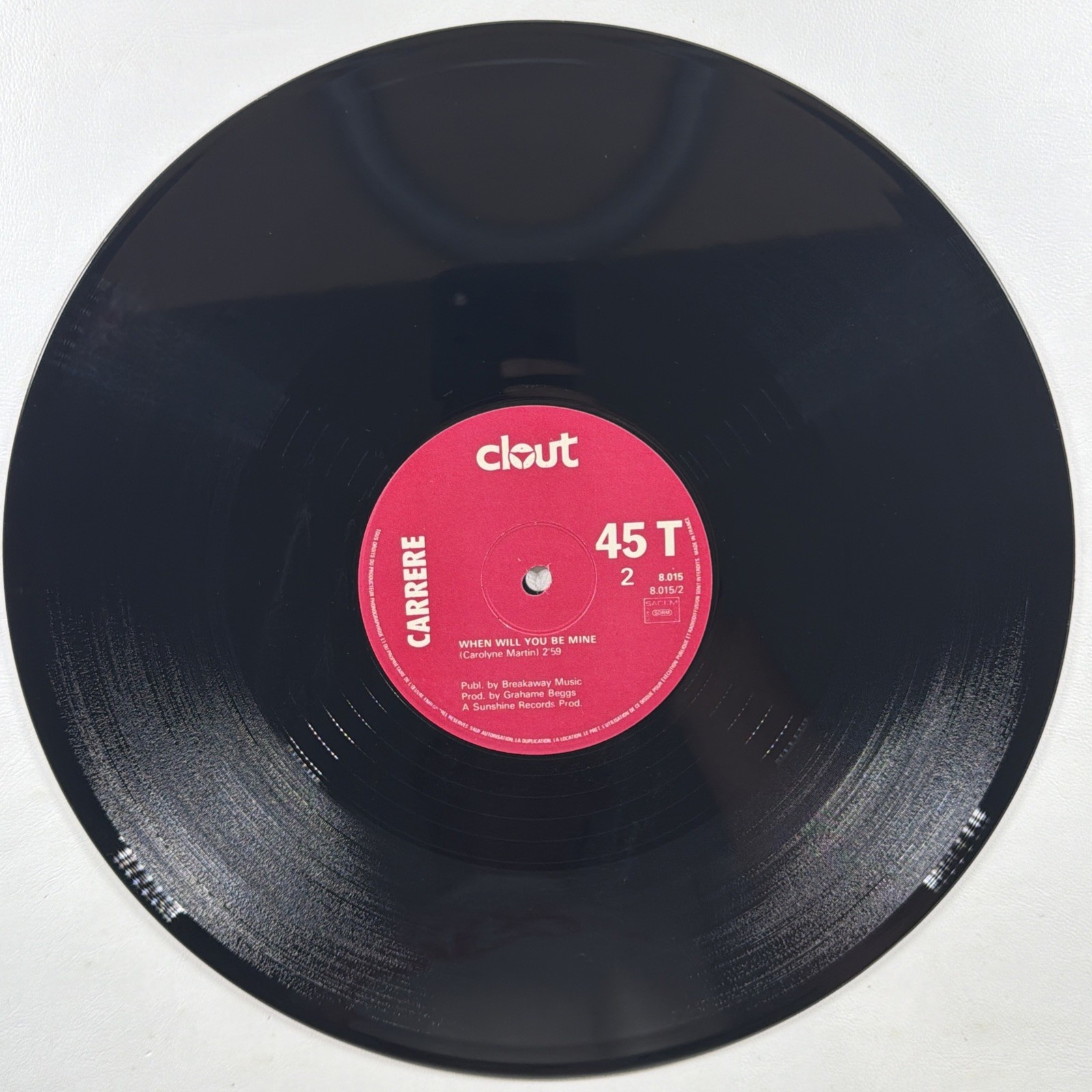 Clout - Substitute LP Carrere Records Z 8015 EX 1978 France 45RPM - Image 5