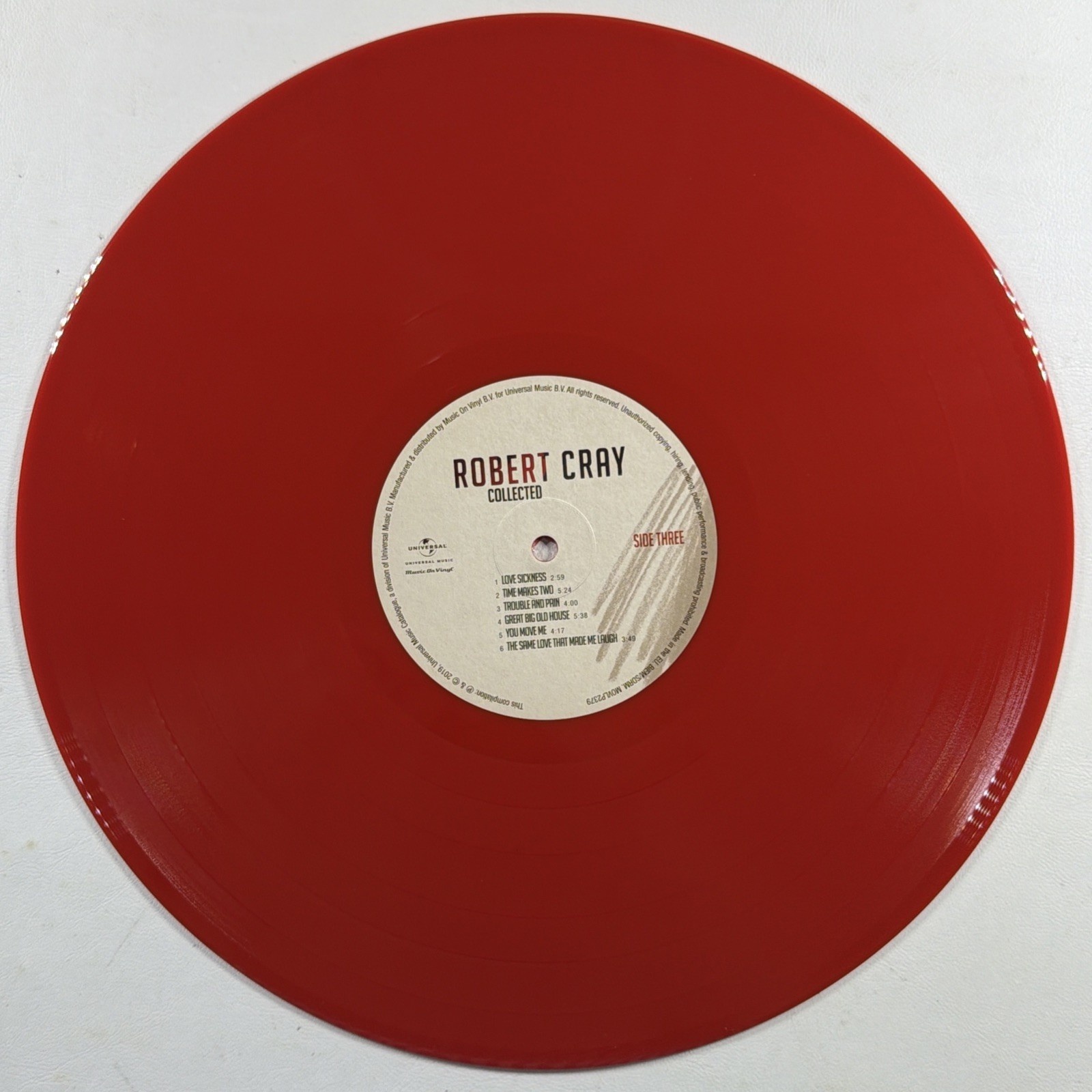 Robert Cray – Collected 2LP MOVLP2379 Ltd Ed 505/2K Red 180g Insert Gate 2020 - Image 10