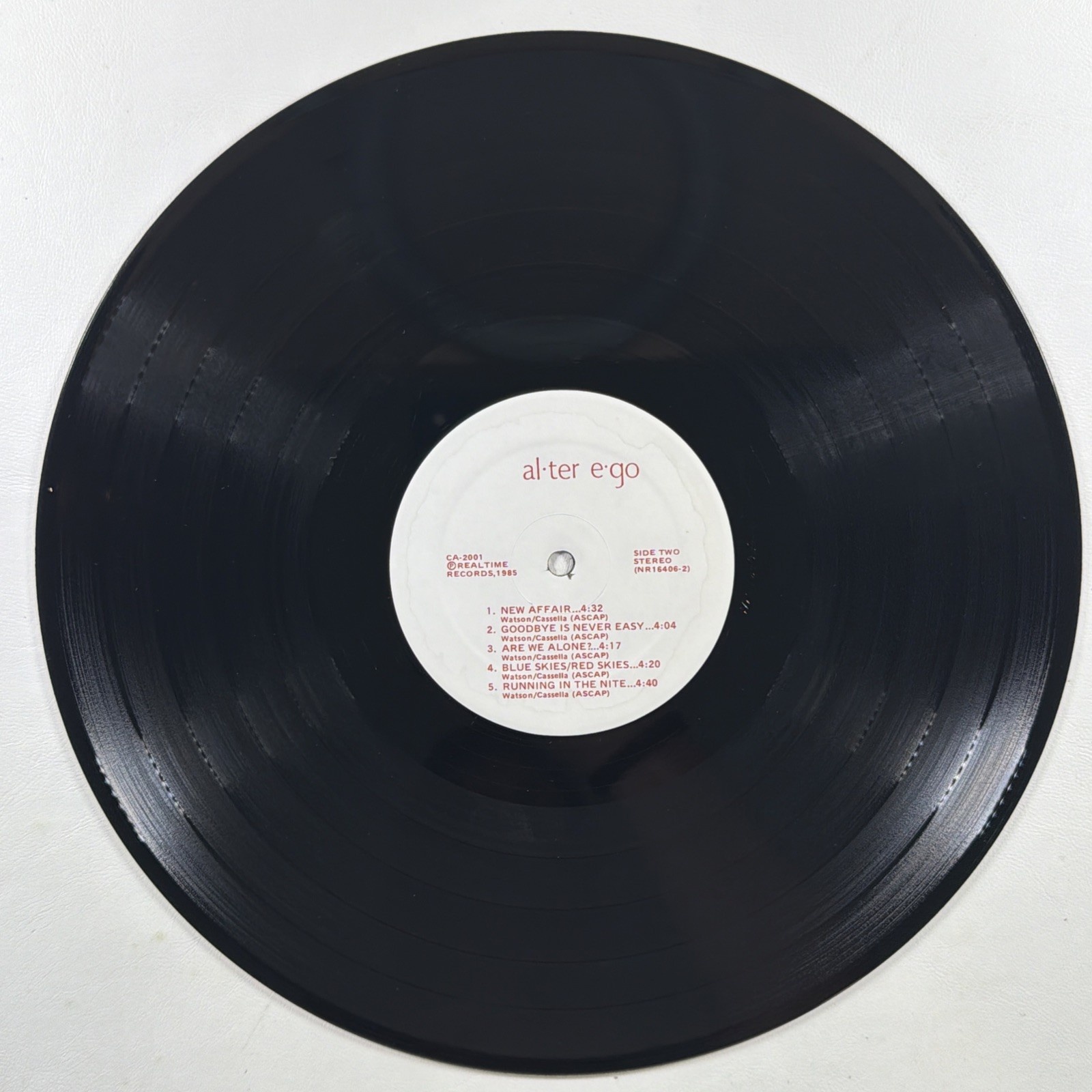 Al'ter E'go Self Titled LP Realtime Records RTA 2000 NM 1985 Shrinkwrap New Wave - Image 4