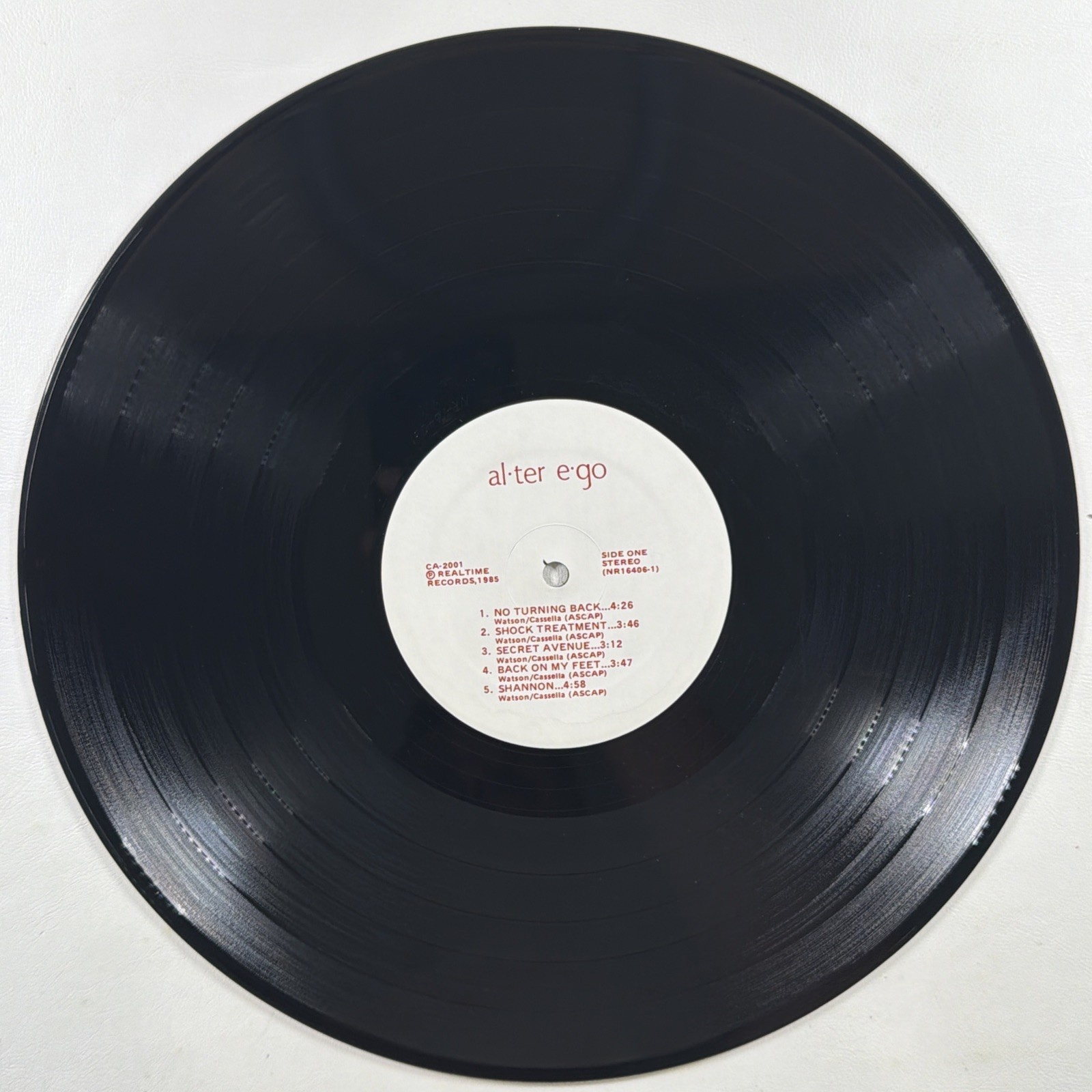 Al'ter E'go Self Titled LP Realtime Records RTA 2000 NM 1985 Shrinkwrap New Wave - Image 5
