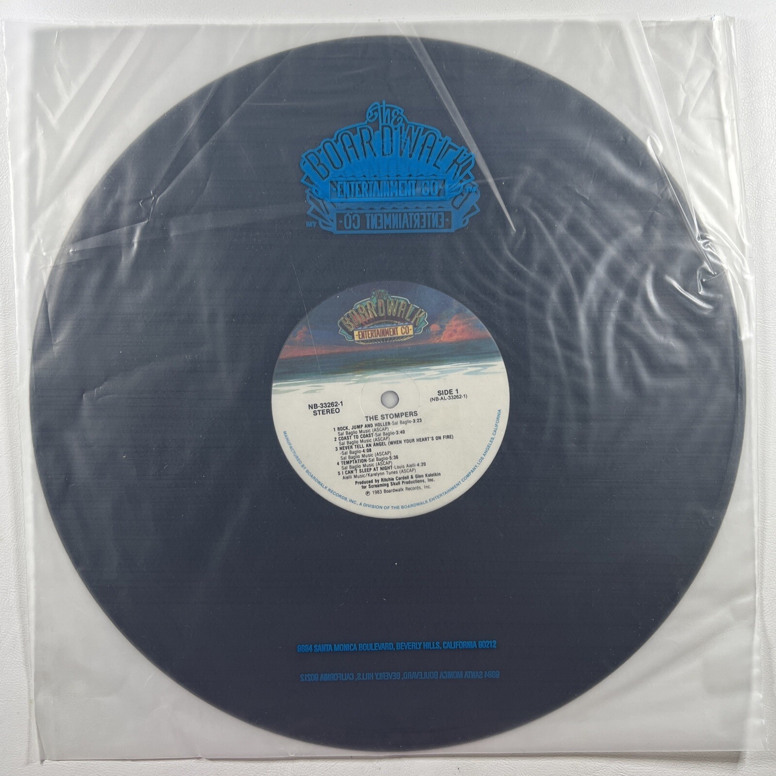 The Stompers - The Stompers LP Boardwalk Records NB-33262-1 EX 1982 - Image 3