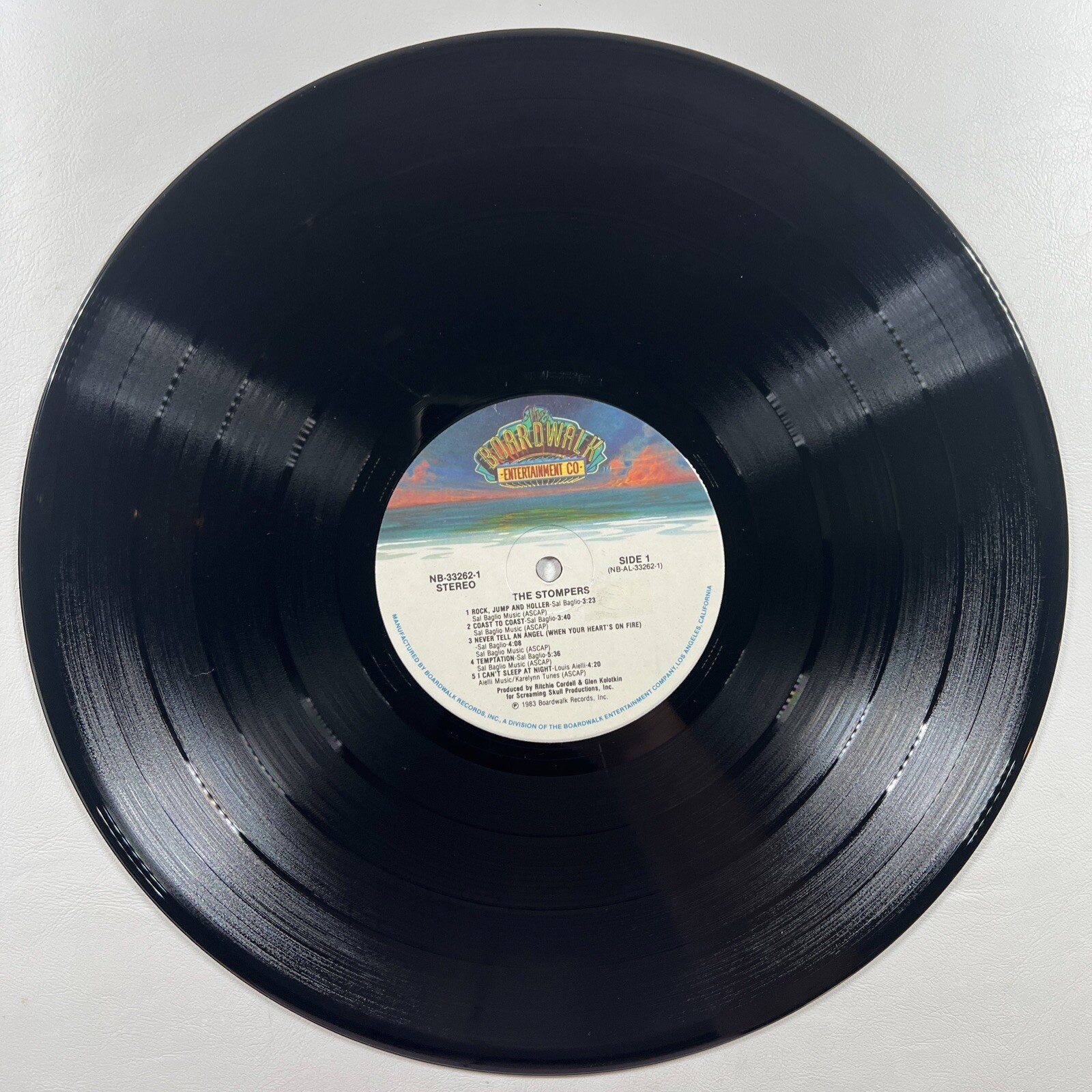 The Stompers - The Stompers LP Boardwalk Records NB-33262-1 EX 1982 - Image 4