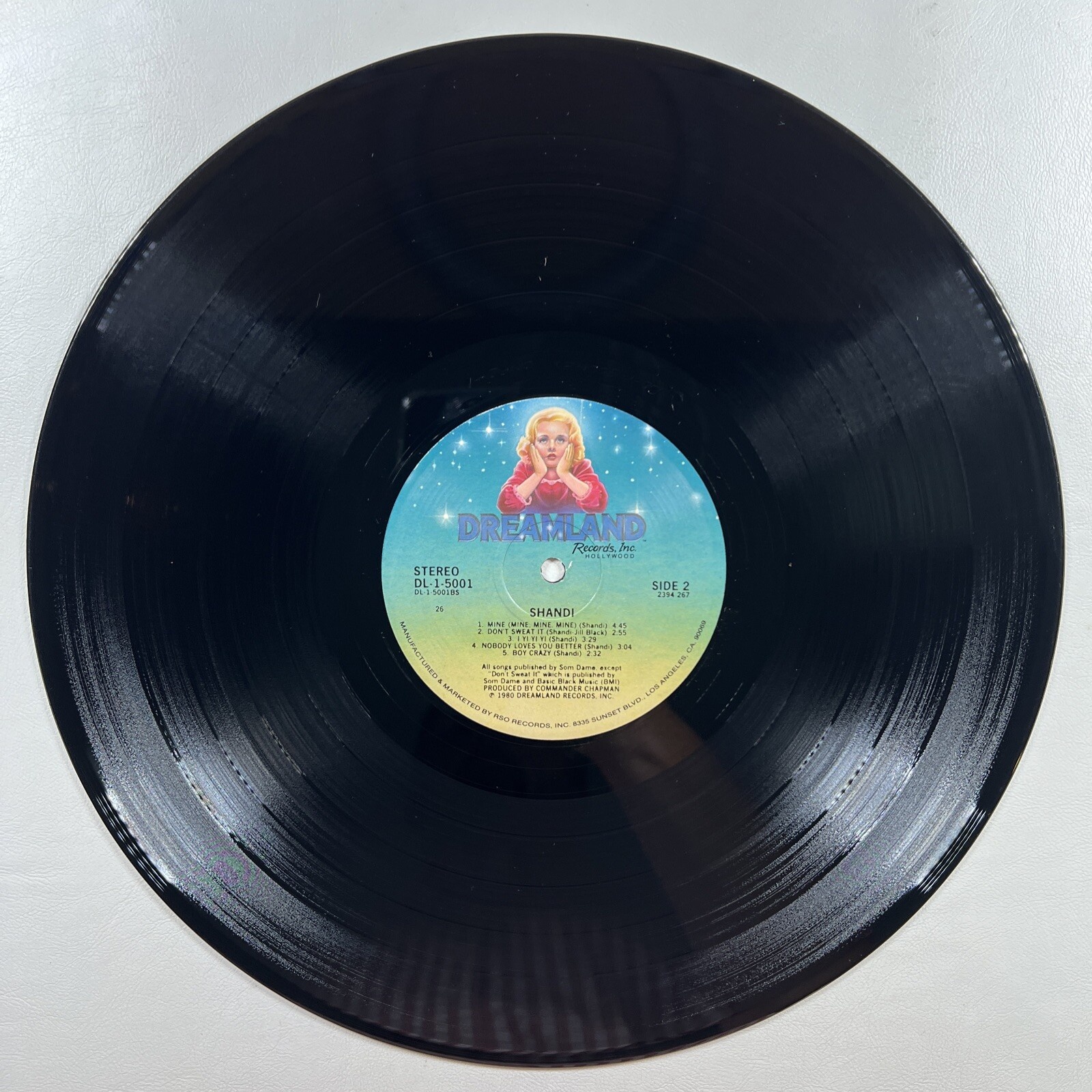 Shandi - Shandi LP Dreamland DL-1-5001 EX 1980 Pop Rock - Image 4