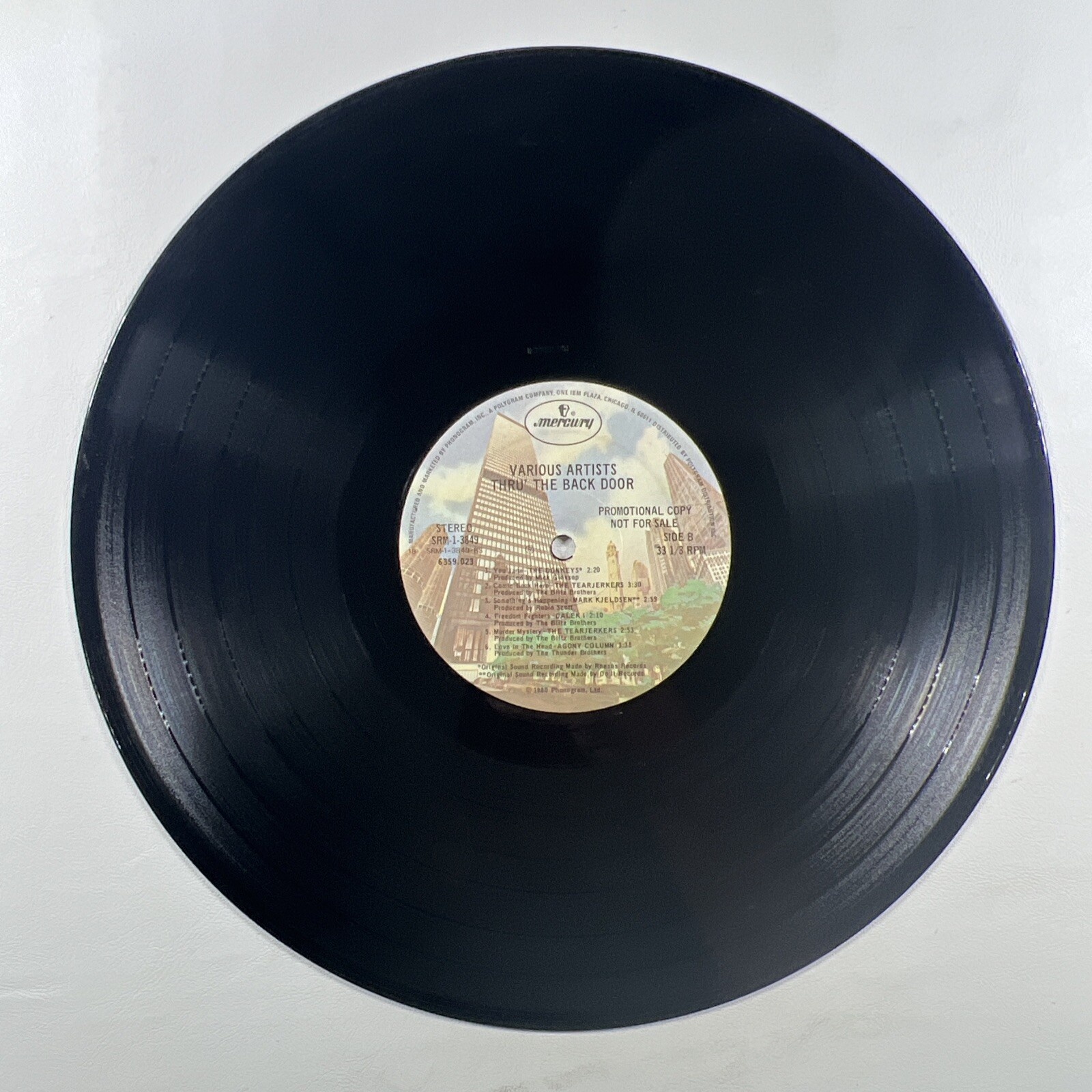 Thru' The Back Door - Various Artists LP Mercury SRM-1-3849 VG+ 1980 Promo - Image 4