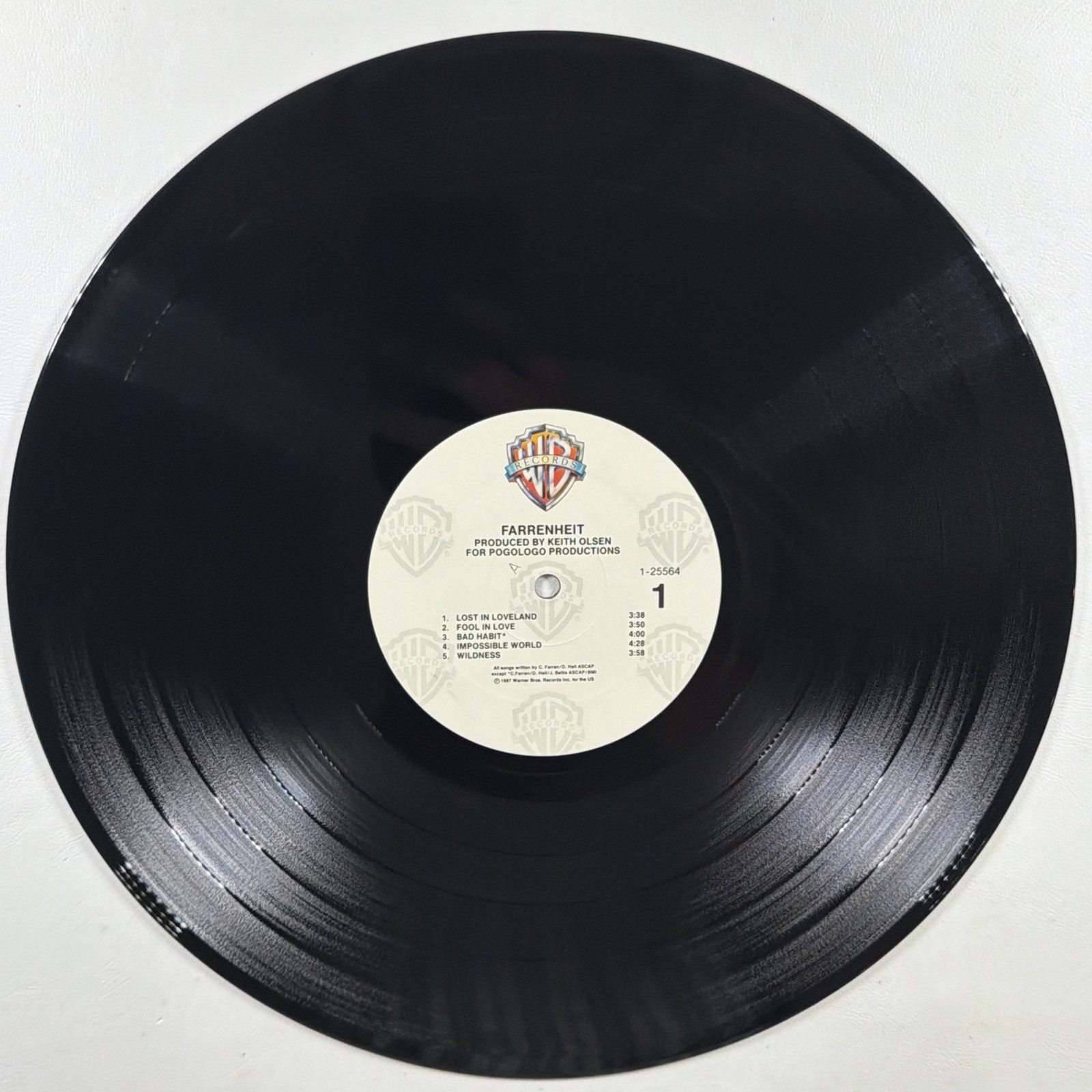 Farrenheit Self-Titled LP Warner Bros 925564-1 NM Promo Promo AOR Arena Rock - Image 5