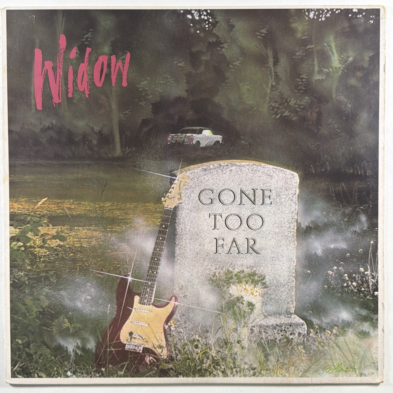 Widow - Gone Too Far LP CBS BFZ 39888 VG+ 1985 Hard Rock