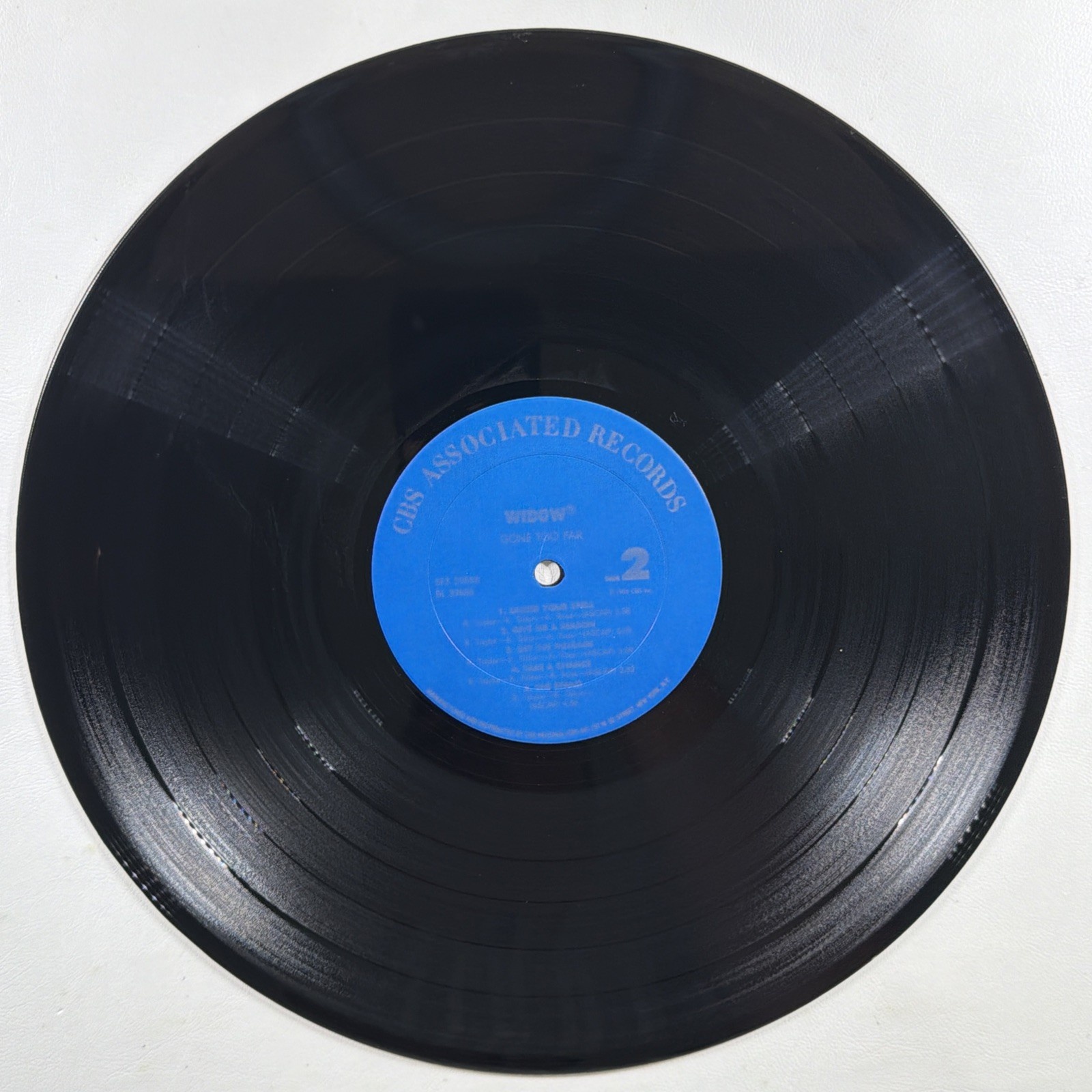 Widow - Gone Too Far LP CBS BFZ 39888 VG+ 1985 Hard Rock - Image 5