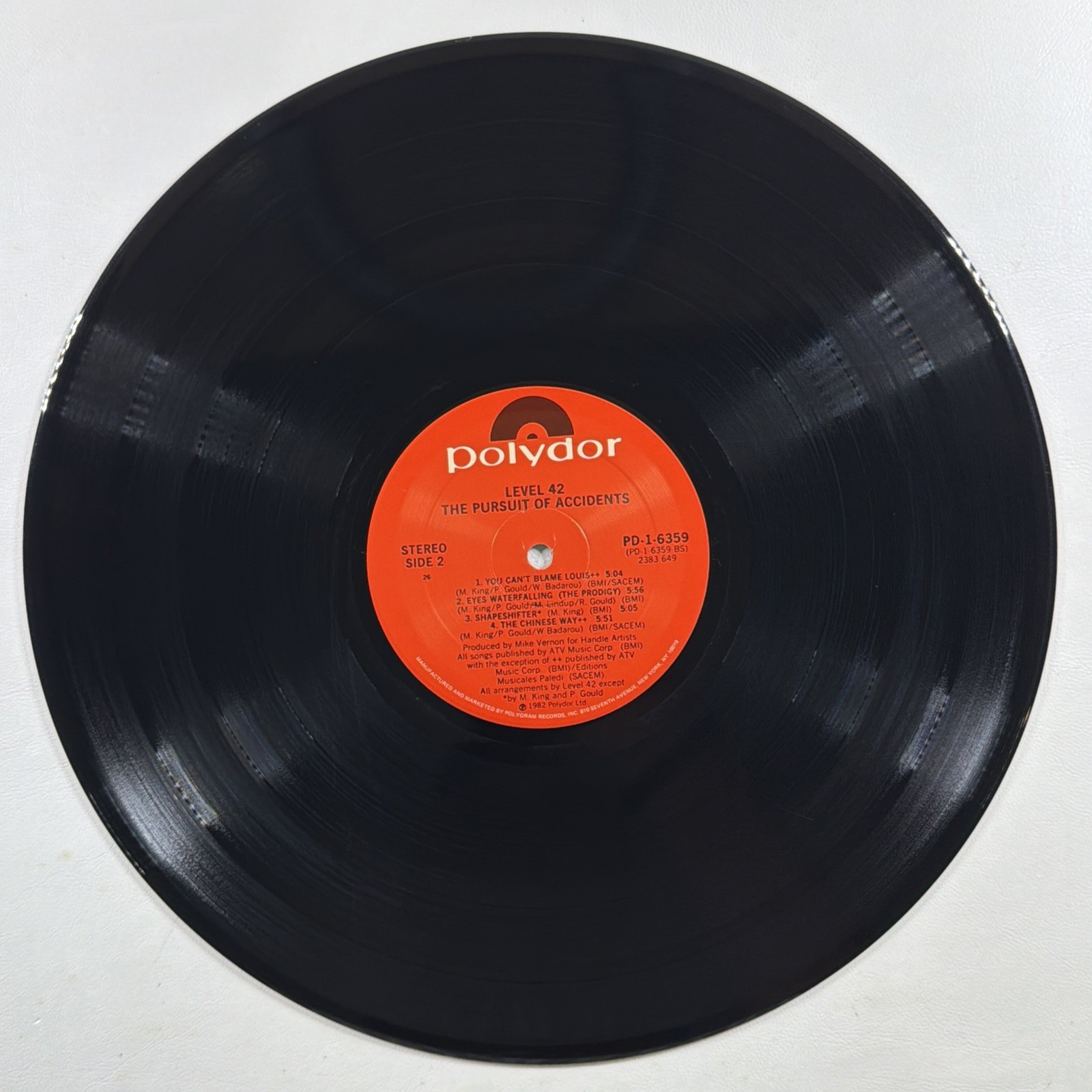 Level 42 - The Pursuit Of Accidents LP Polydor PD-1-6359 EX Promo 1982 Photo - Image 7
