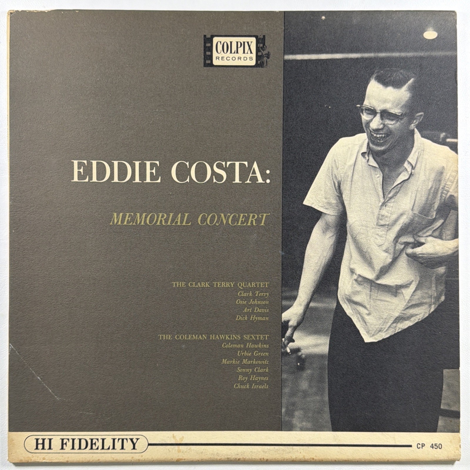 Clark Terry/Coleman Hawkins - Eddie Costa: Memorial Concert LP Colpix NM Mono 63