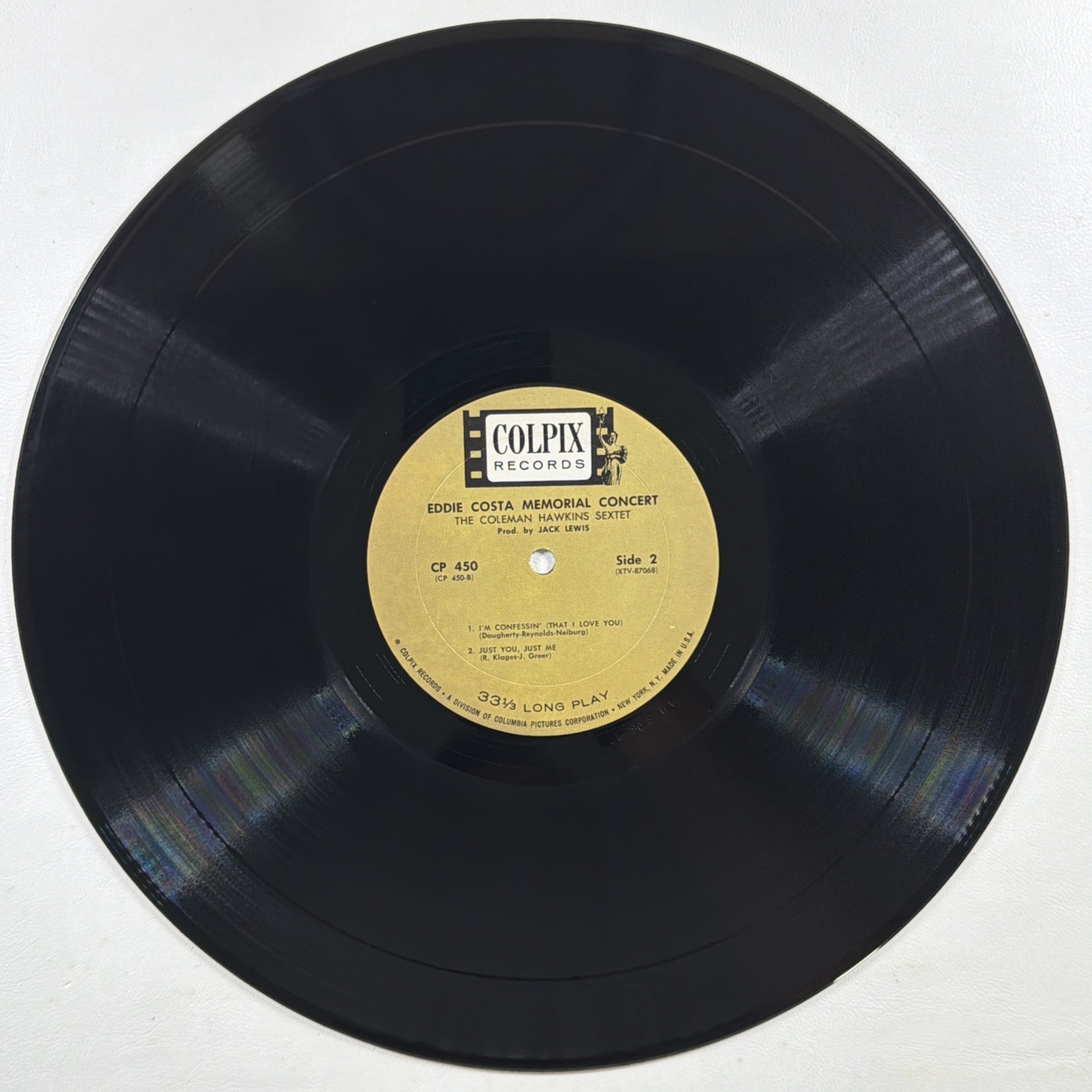 Clark Terry/Coleman Hawkins - Eddie Costa: Memorial Concert LP Colpix NM Mono 63 - Image 5
