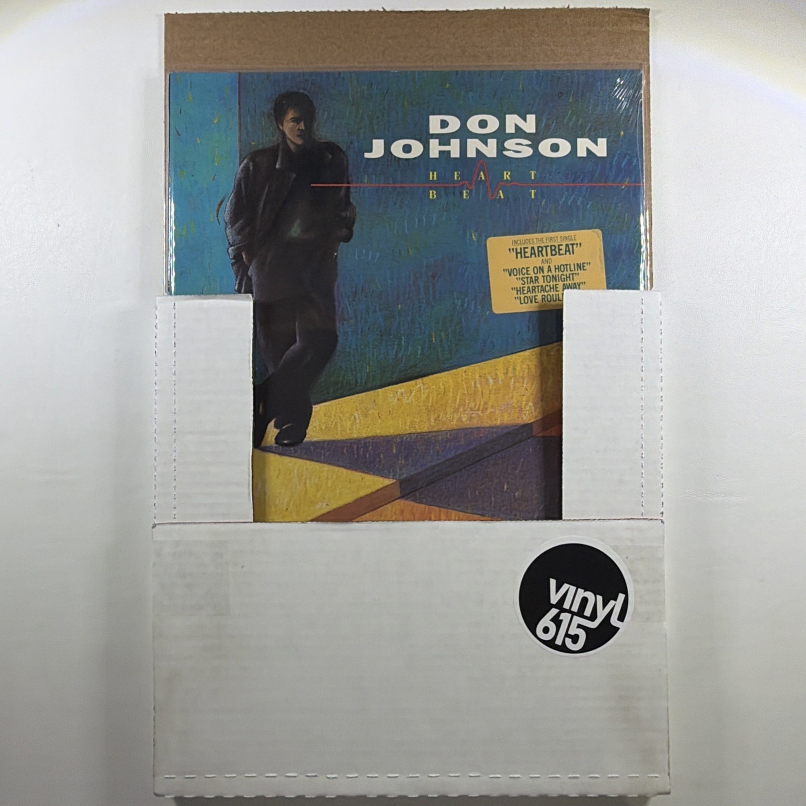 Don Johnson - Heartbeat LP Epic OE 40366 Sealed 1986 Gatefold Hype Heartbeat - Image 3