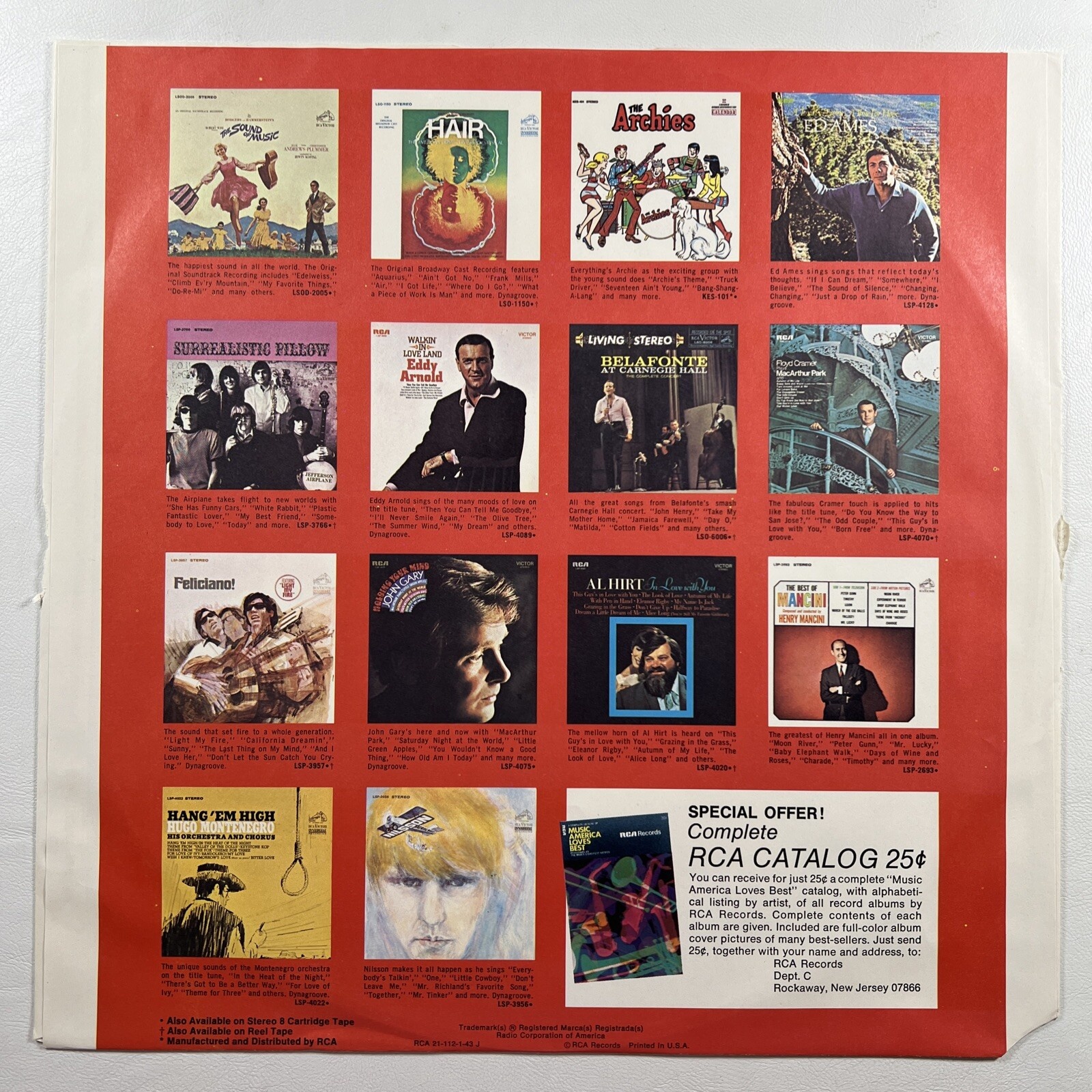 Willie and the Red Rubber Band - We’re Comin’ Up LP RCA LSP-4193 EX 1969 - Image 3
