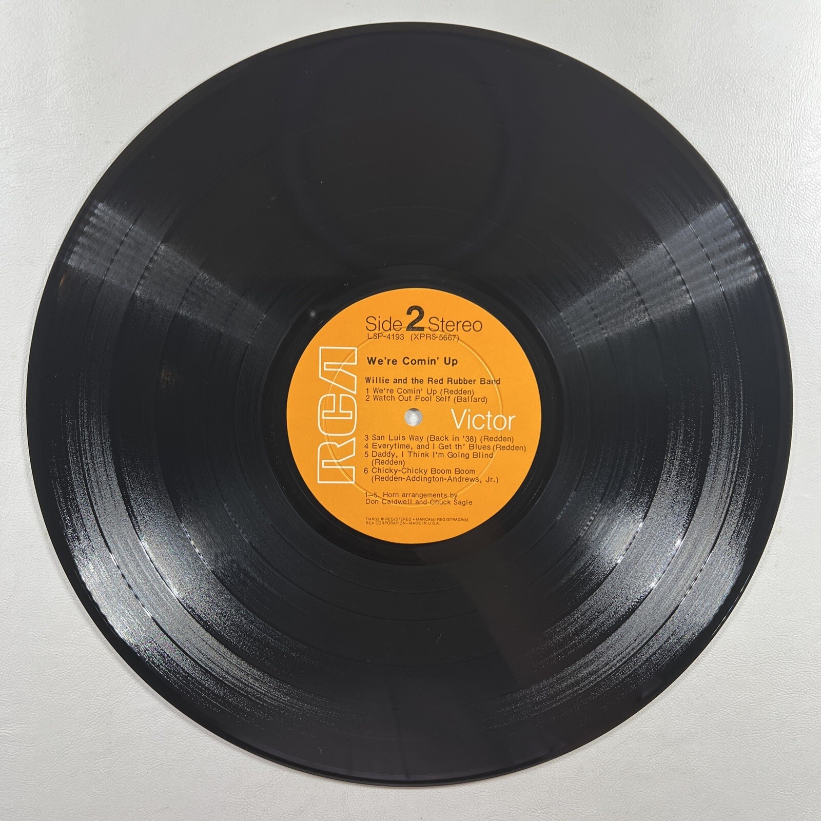 Willie and the Red Rubber Band - We’re Comin’ Up LP RCA LSP-4193 EX 1969 - Image 4