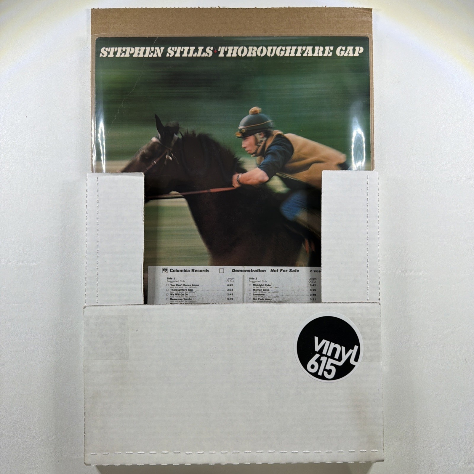 Stephen Stills - Thoroughfare Gap LP Columbia JC 35380 NM White Promo 1978 - Image 7