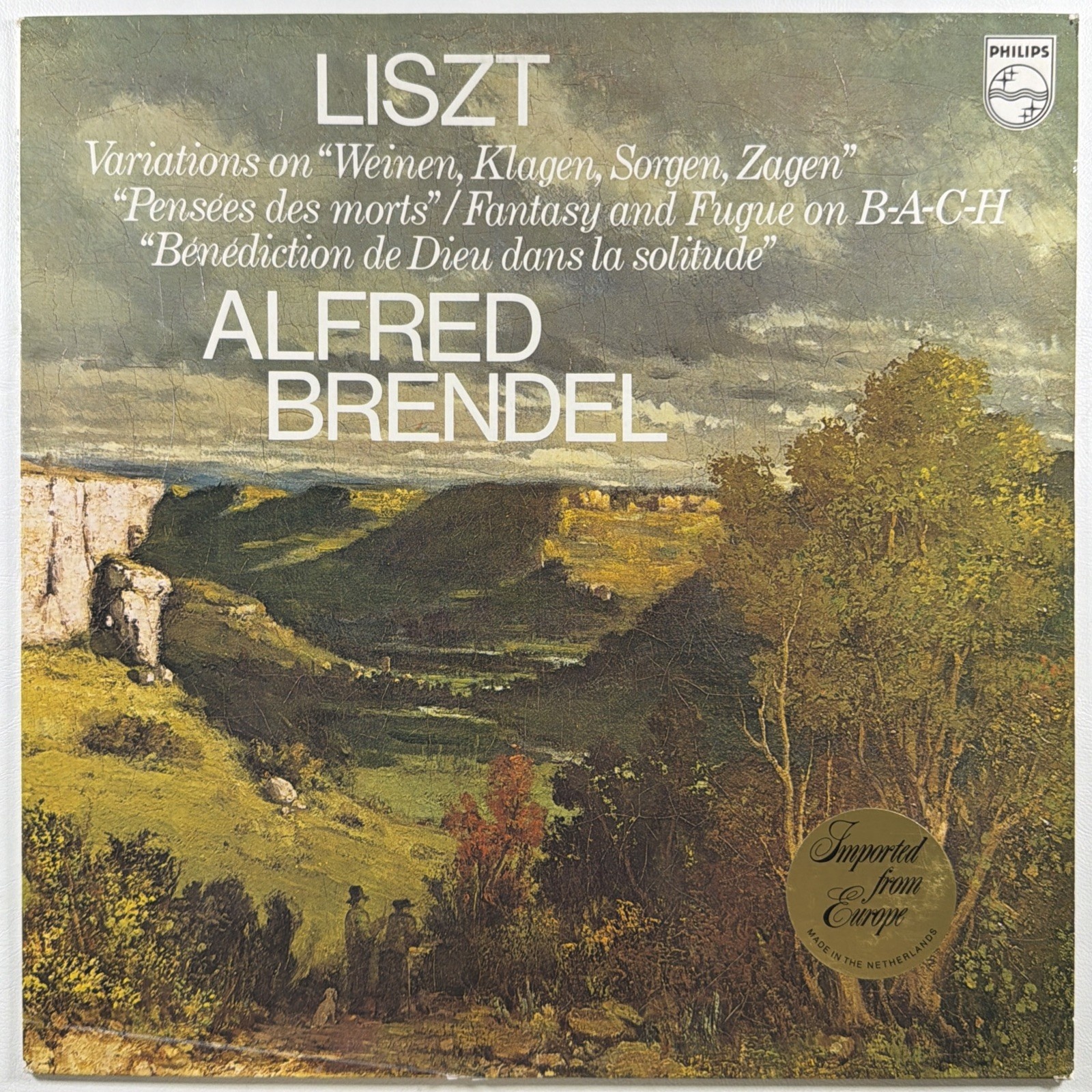 Franz Liszt Alfred Brendel - Variations On Weinen, Klagen … LP Philips NM Europe