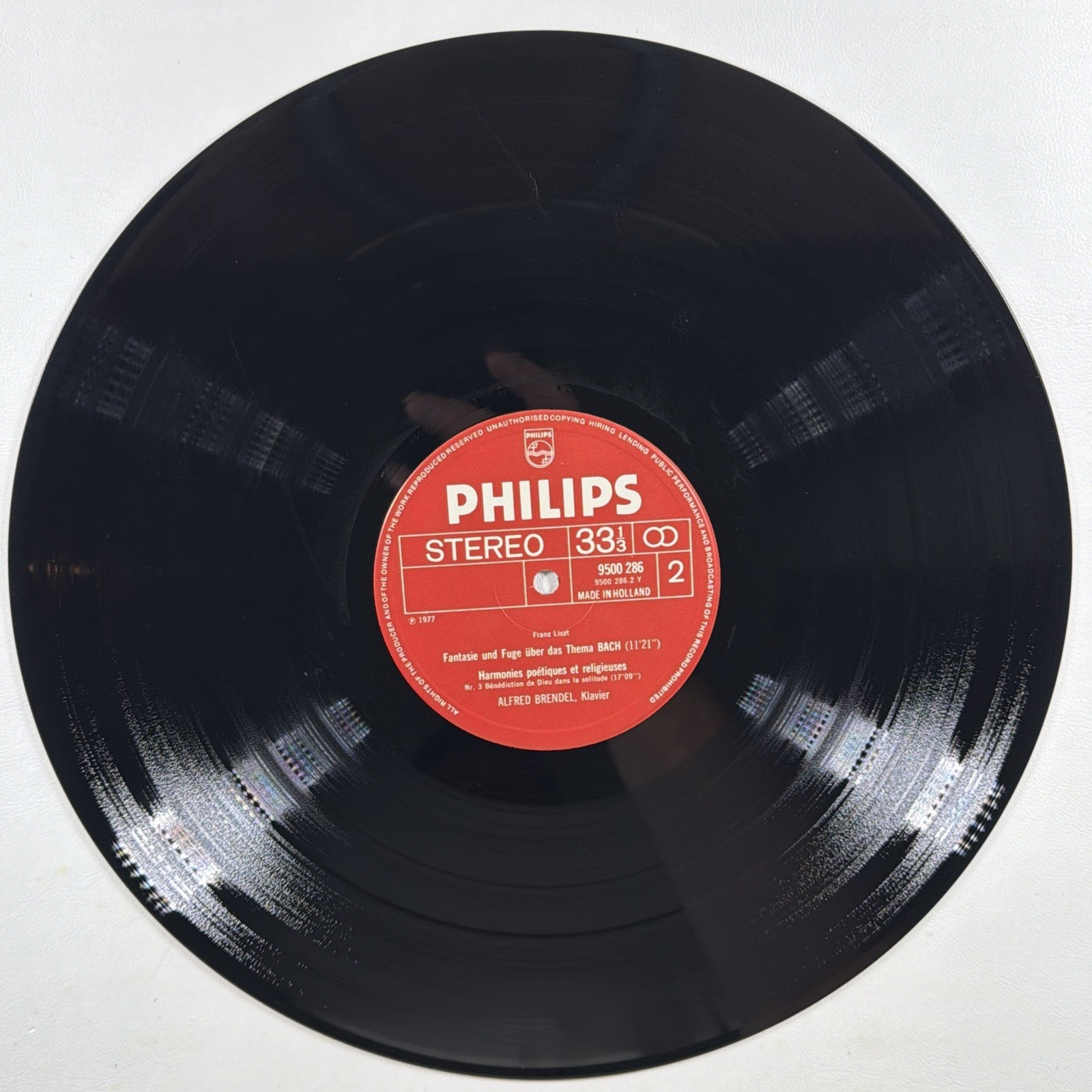 Franz Liszt Alfred Brendel - Variations On Weinen, Klagen … LP Philips NM Europe - Image 4