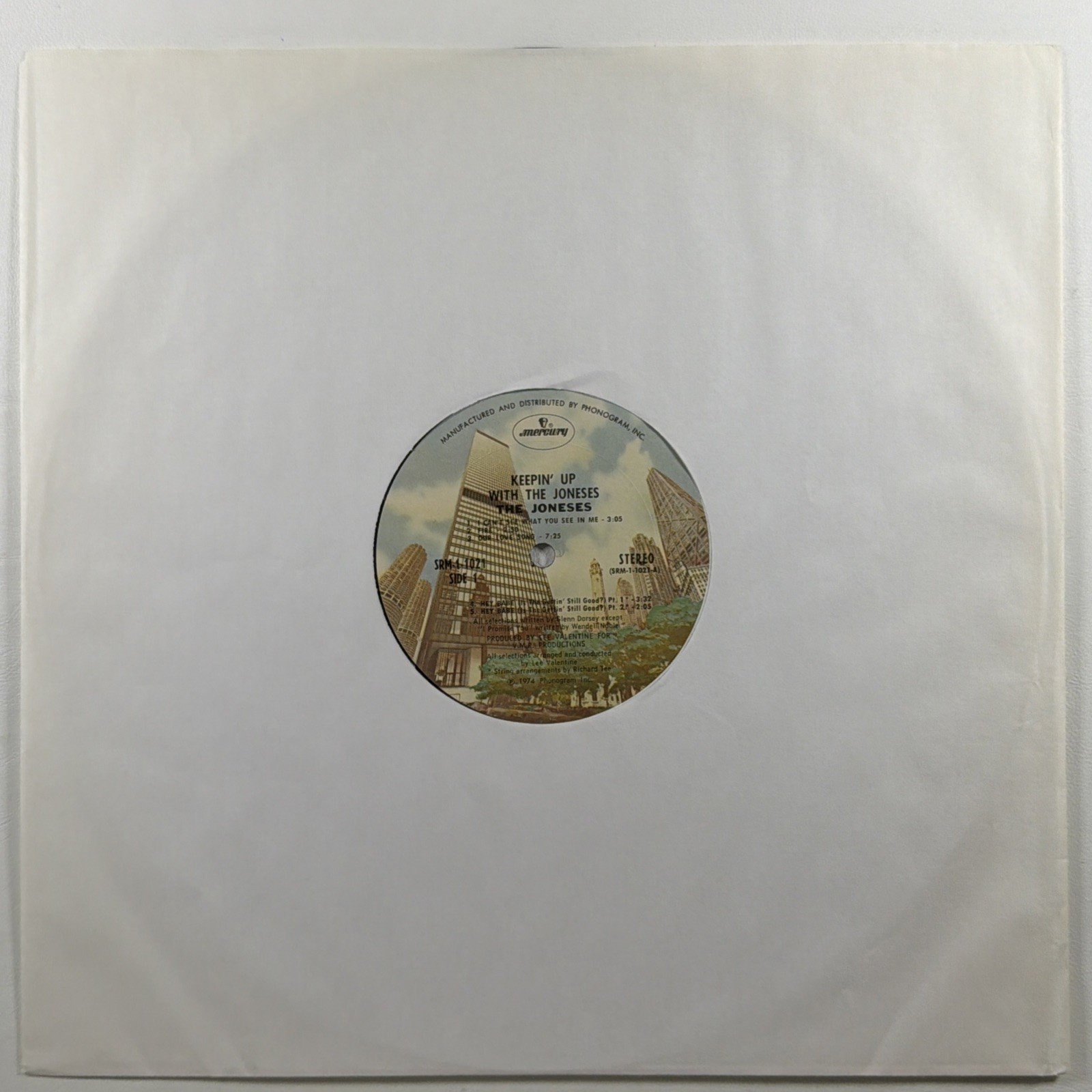 The Joneses - Keepin' Up With the Joneses LP Mercury SRM-1-1021 VG+ 1974 - Image 3