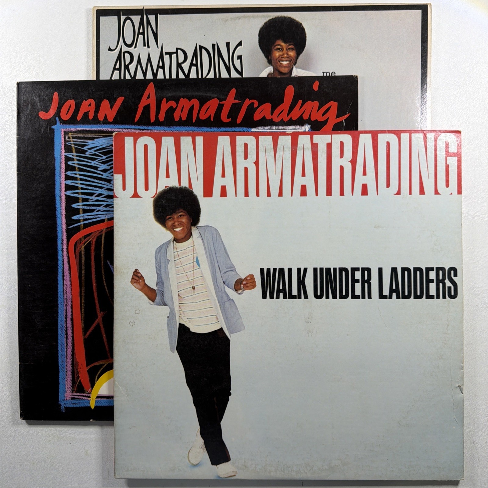 Joan Armatrading 3 LP Bundle – Me Myself I, Walk Under Ladders, The Key VG+