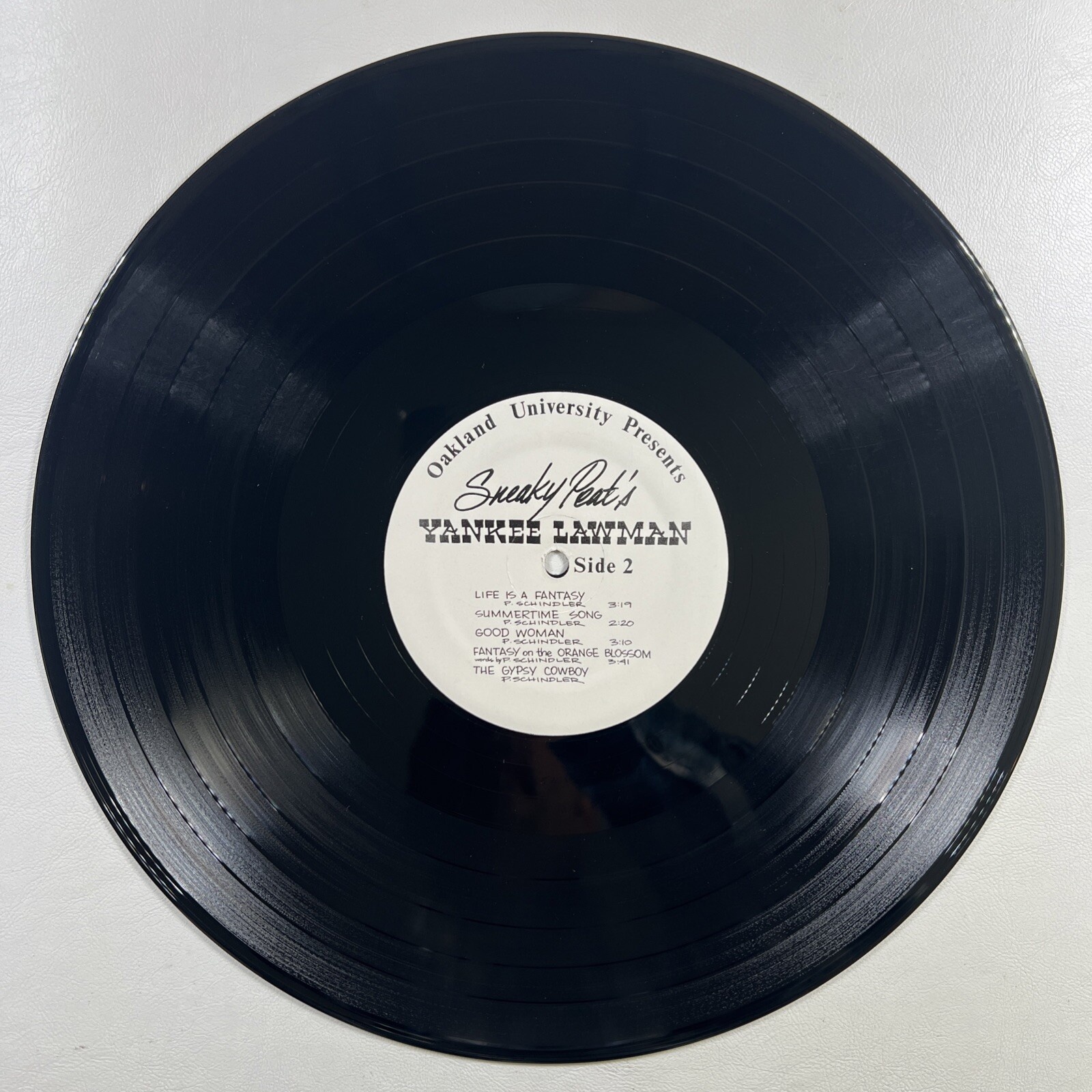 Sneaky Peat - Yankee Lawman LP Oakland University EX 1980 - Image 5
