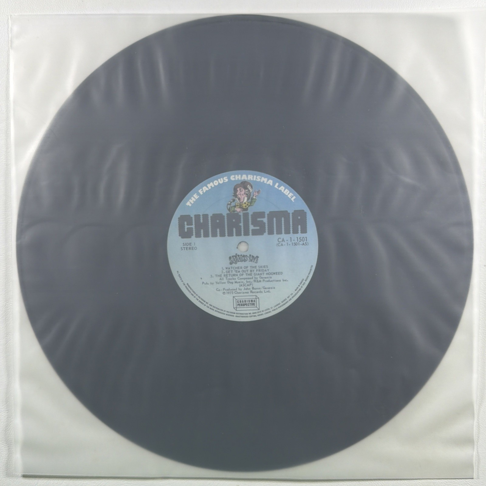 Genesis - Live LP Charisma CAS 1666 EX 1974 Canada Peter Gabriel - Image 3