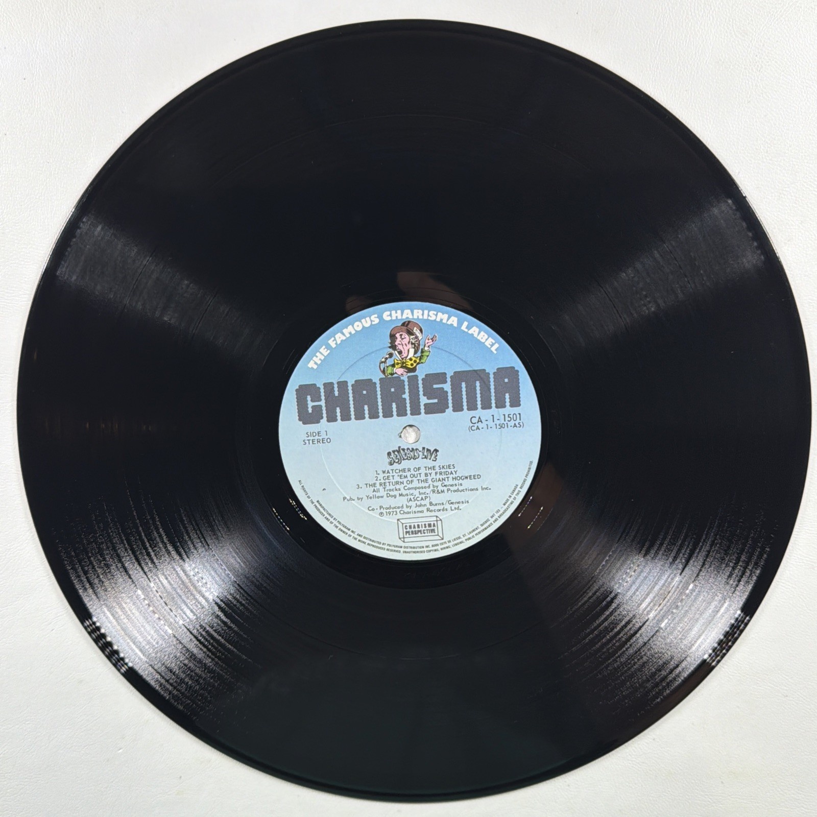 Genesis - Live LP Charisma CAS 1666 EX 1974 Canada Peter Gabriel - Image 4