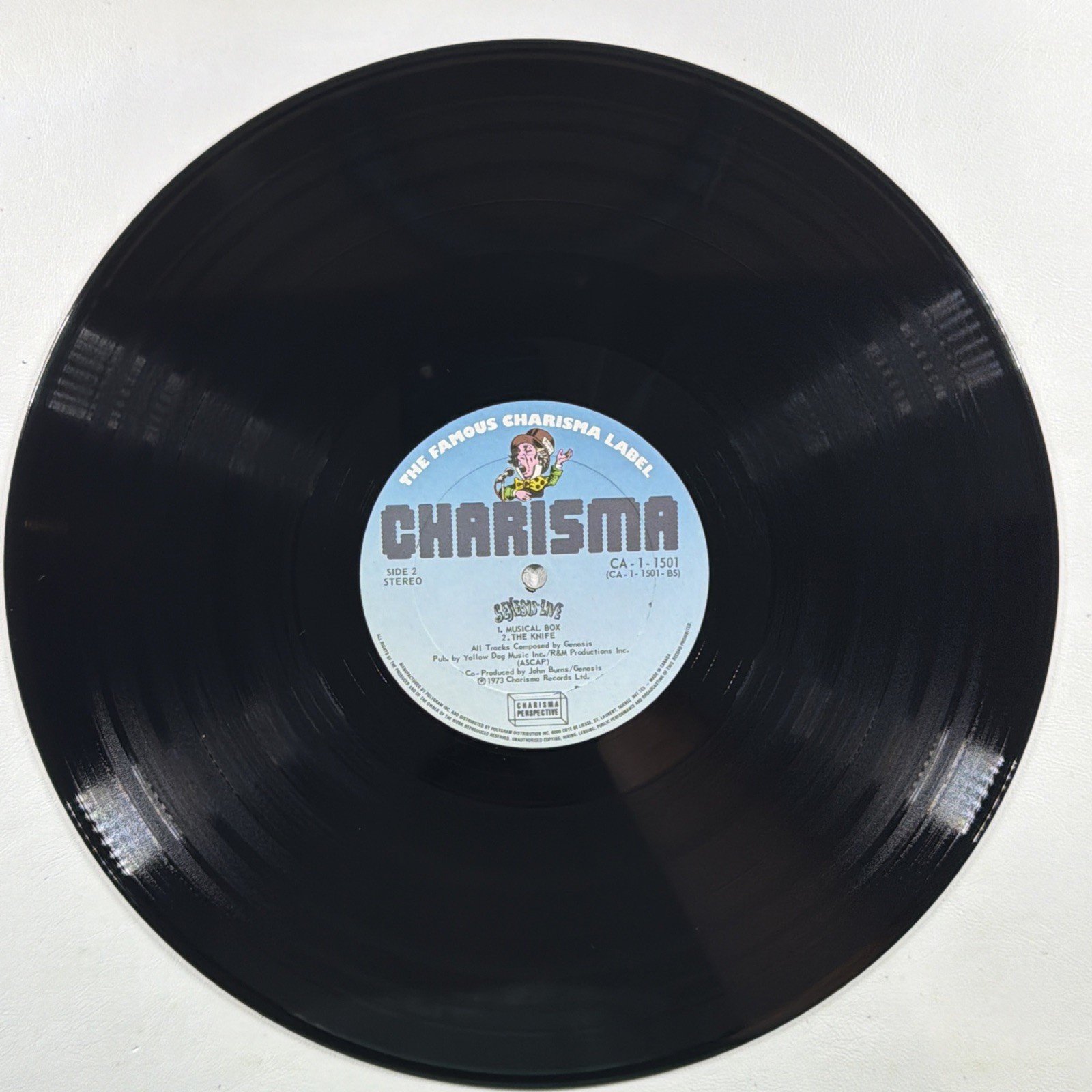 Genesis - Live LP Charisma CAS 1666 EX 1974 Canada Peter Gabriel - Image 5