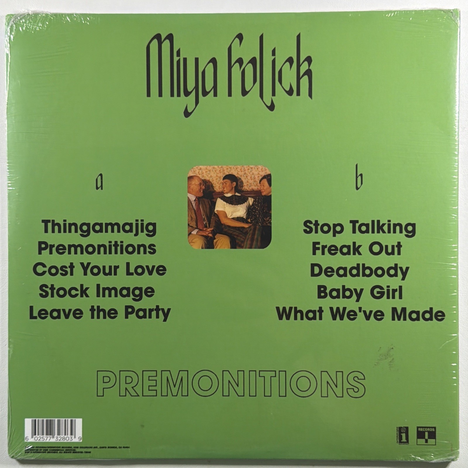 Miya Folick - Premonitions LP Terrible Records TR080 Sealed 2018 Black Gatefold - Image 2